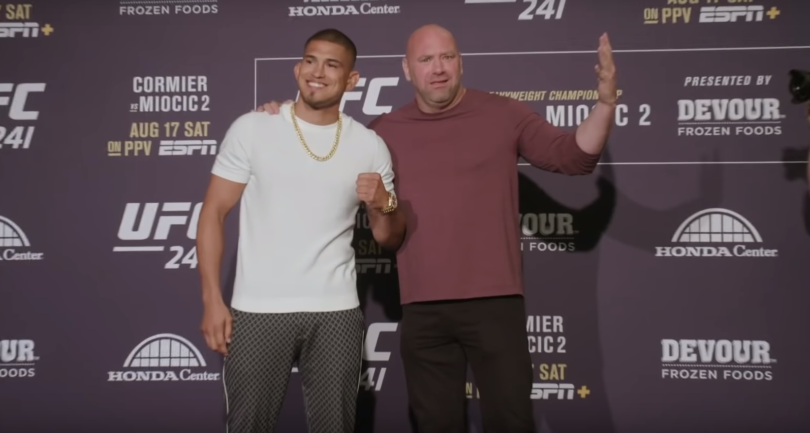 Anthony Pettis i Dana White