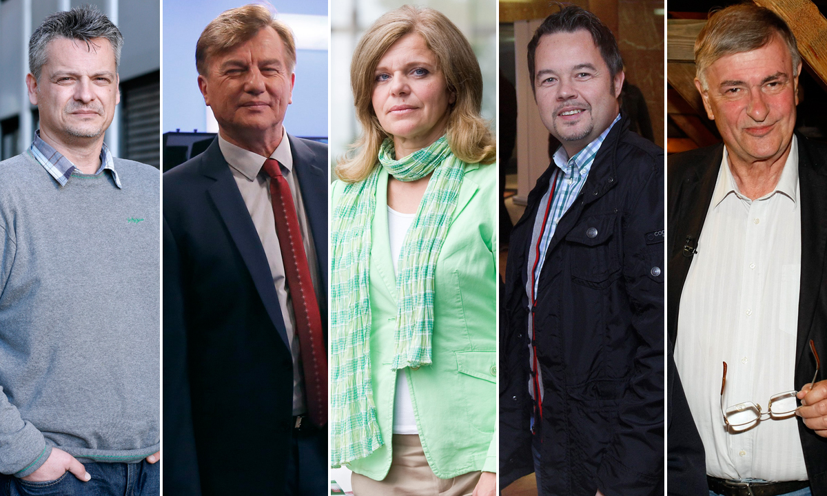 Božidar Domagoj Burić, Dubravko Merlić, Nataša Kraljević Kolbas, Robert Knjaz i Goran Milić