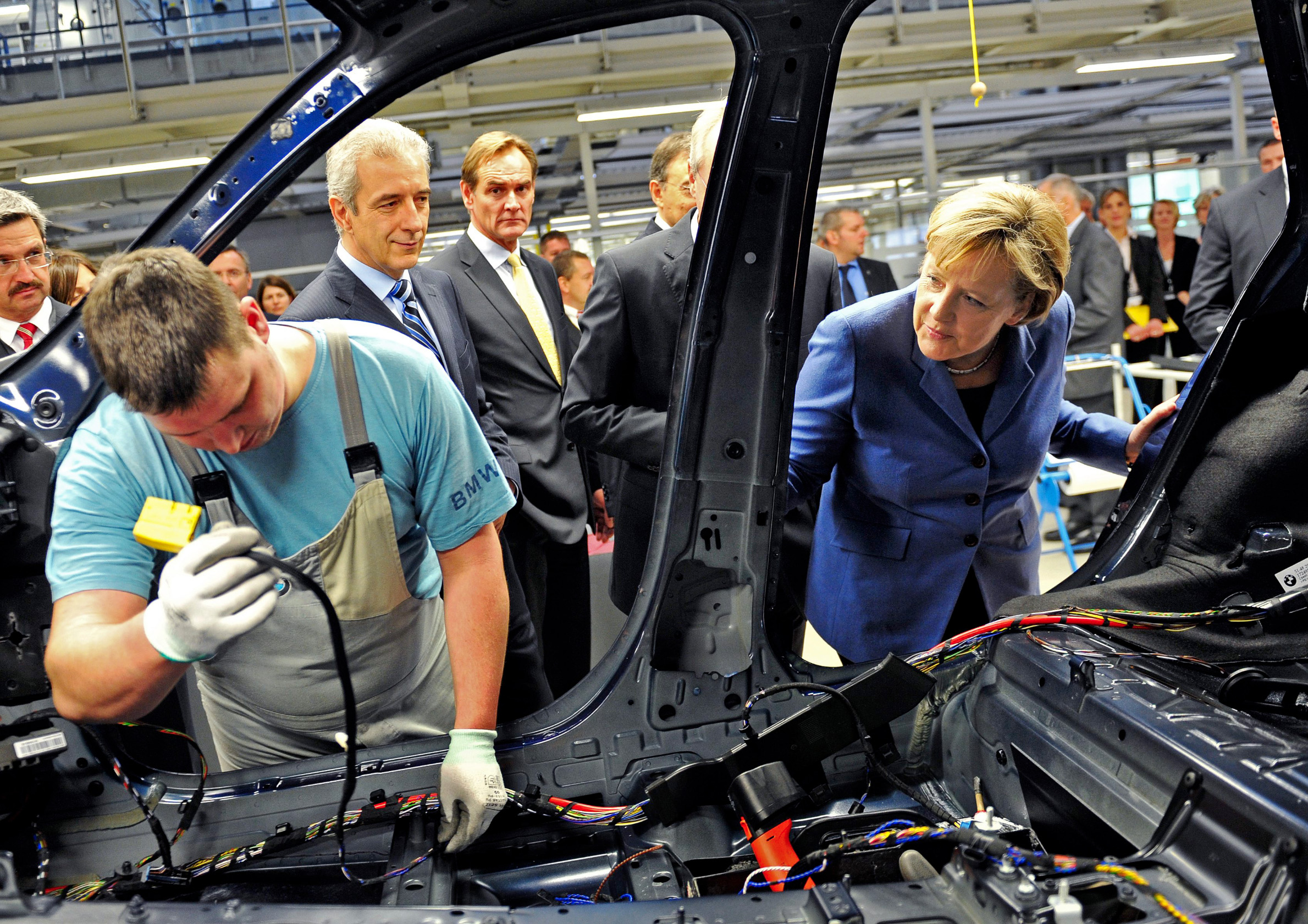 Angela Merkel u pogonu BMW-a
