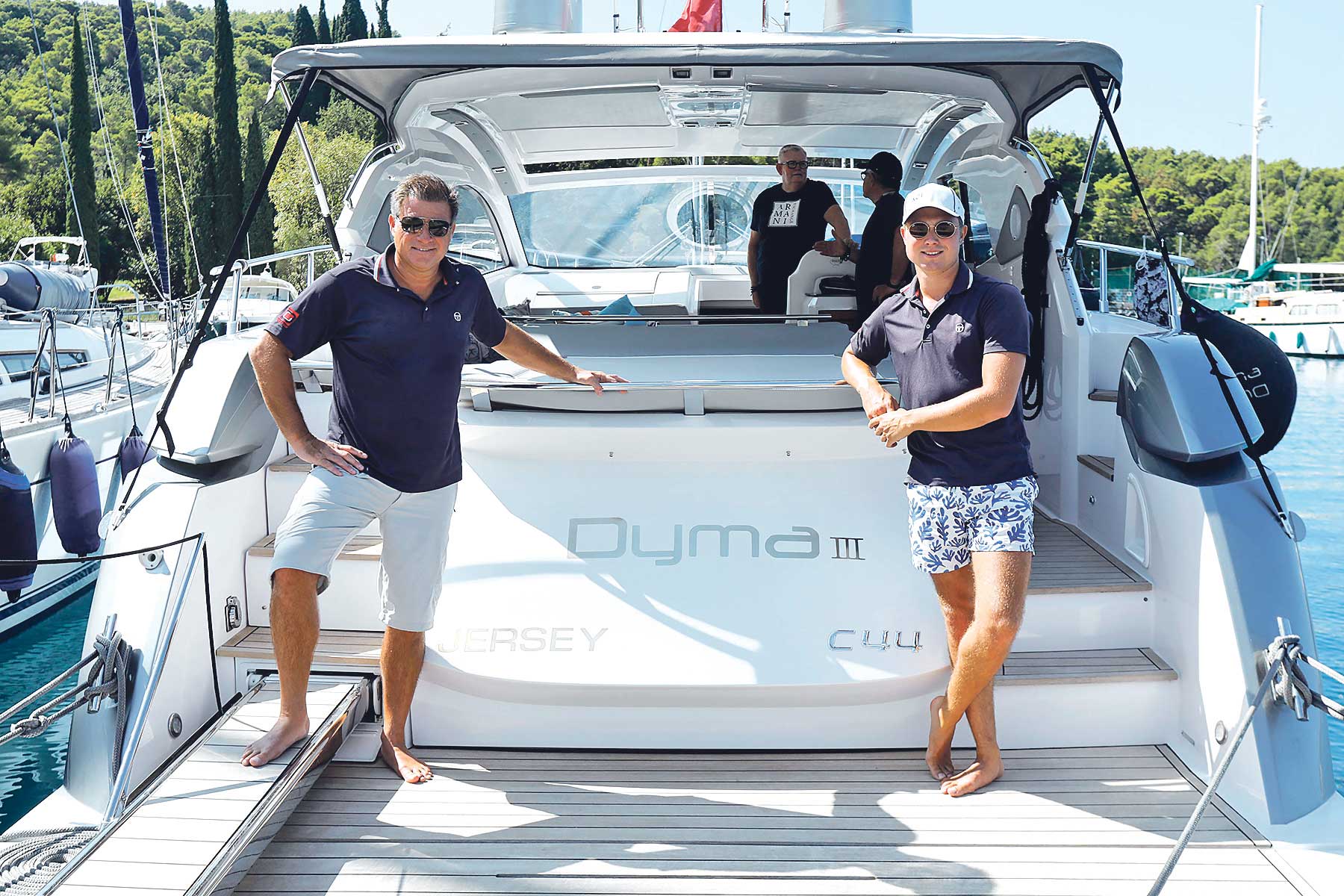 Robert i Andy Pleic ugostili su nas na svojem brodu Dyma III, motornjaku Sessa Marine C 44