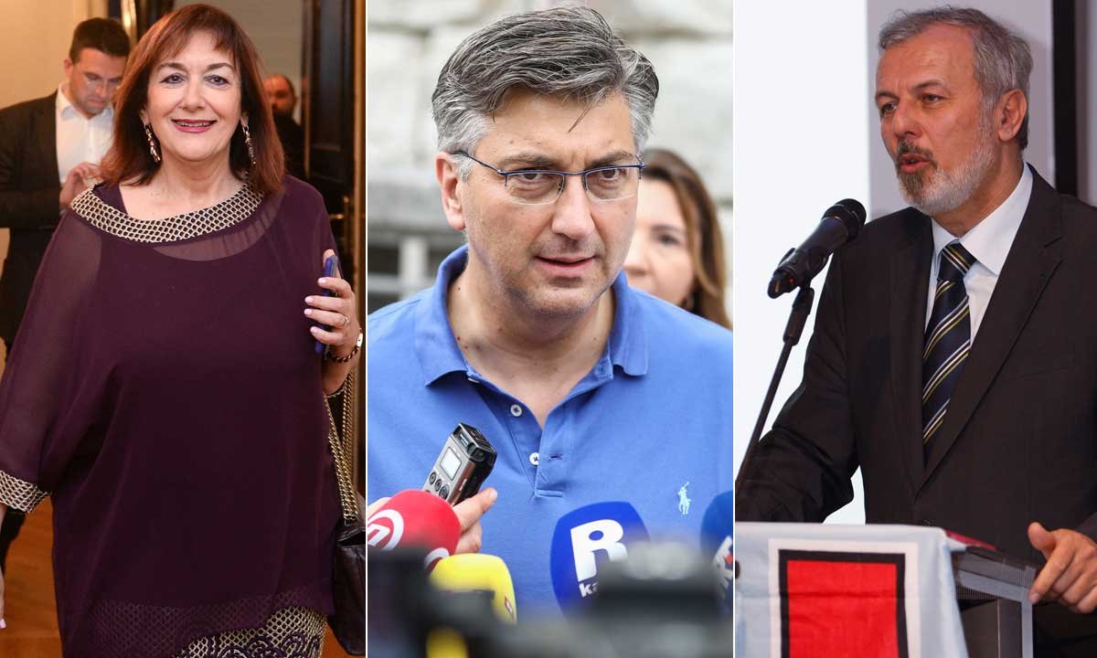 Dubravka Šuica, Andrej Plenković, Ante Sanader