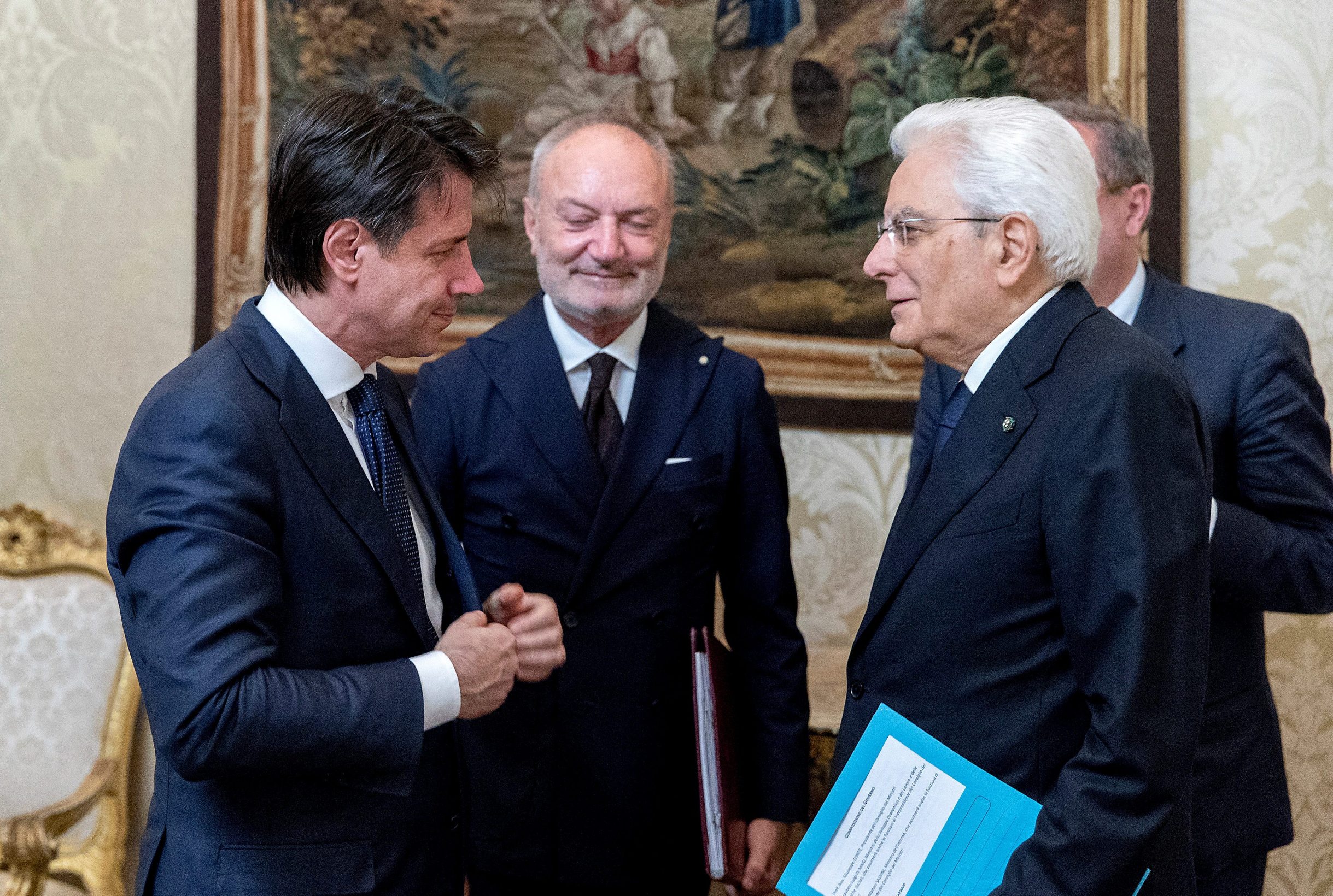 Giuseppe Conte i Sergio Mattarella (arhivska fotografija)