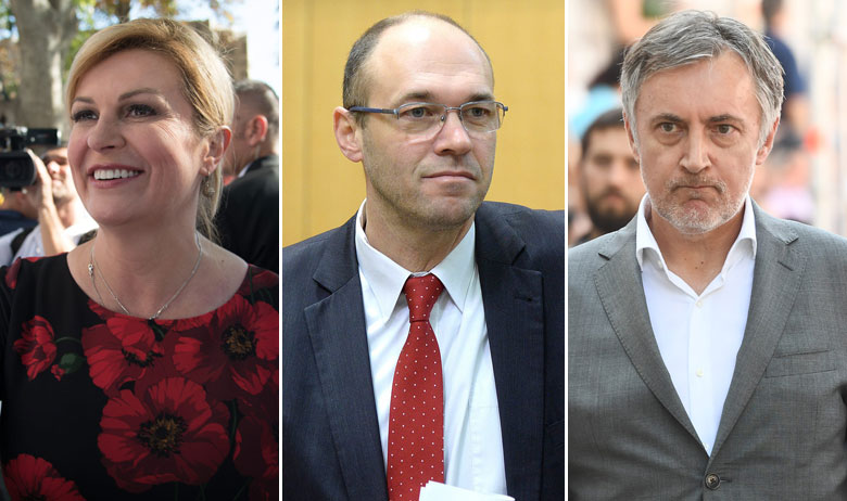 Kolinda Grabar-Kitarović, Davor Ivo Stier, Miroslav Škoro