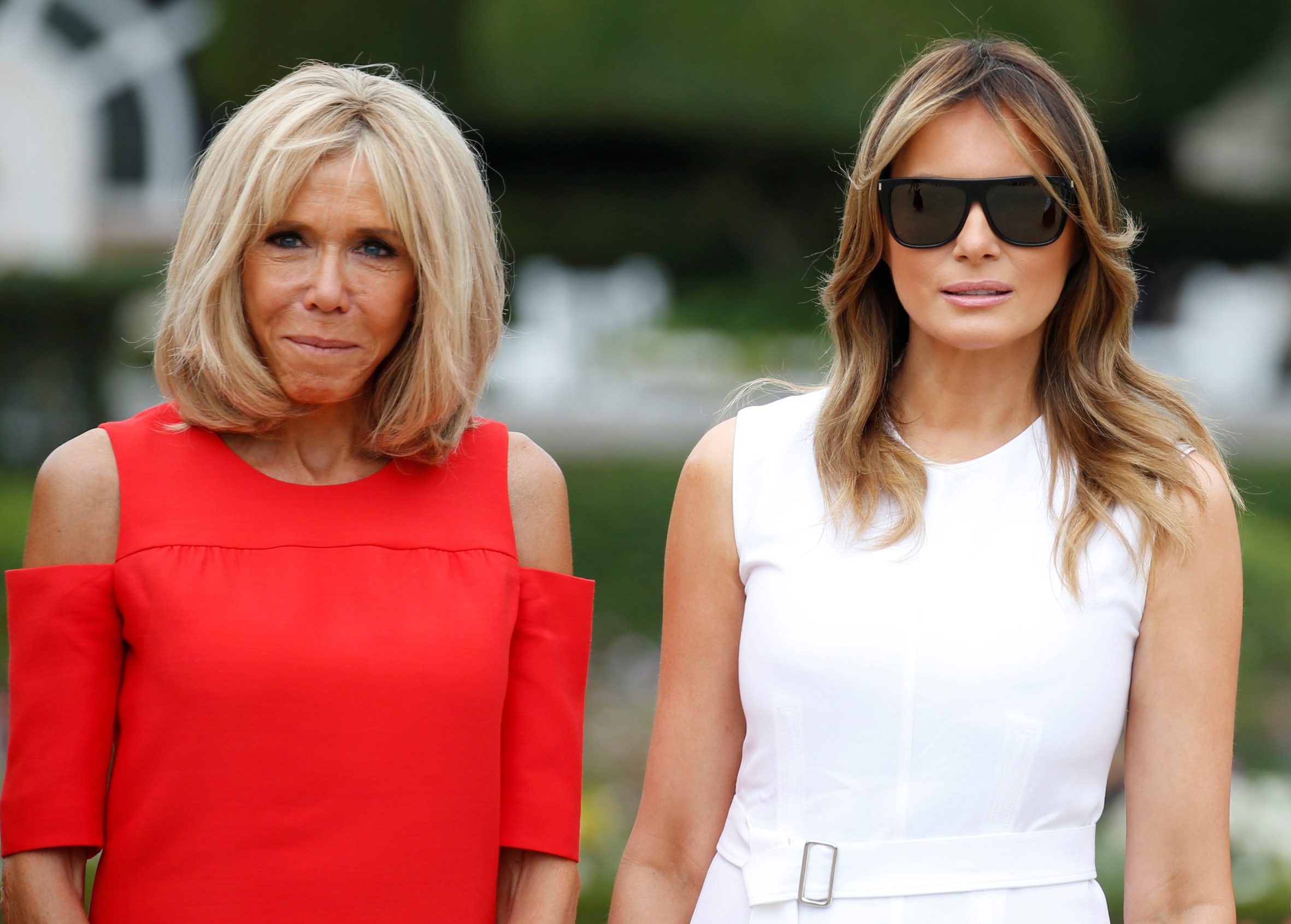 Brigitte Macron i Melania Trump