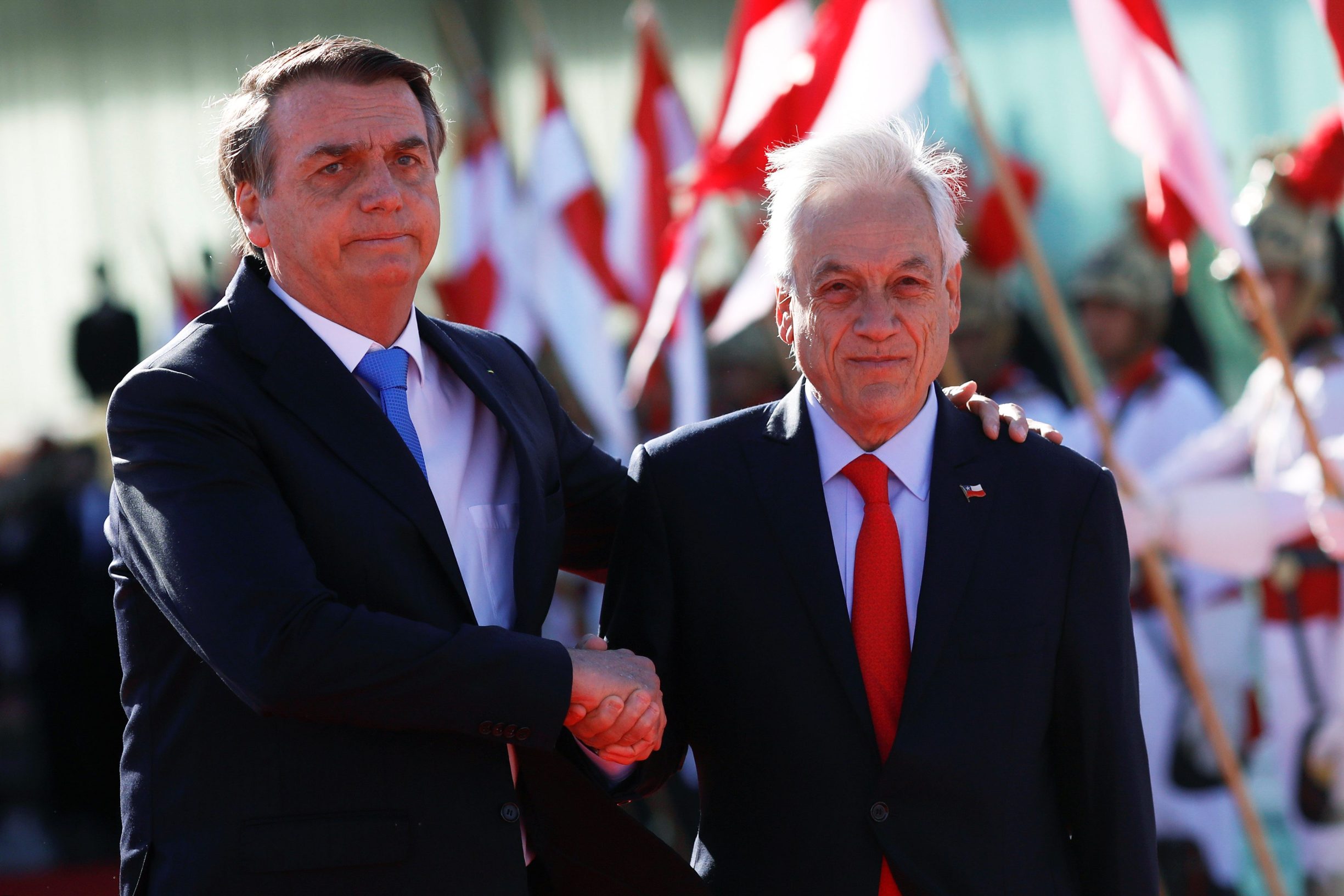 Jair Bolsonaro i Sebastian Pinera