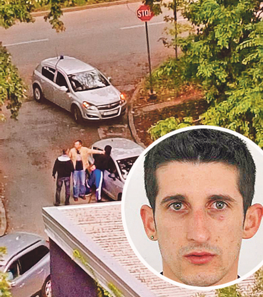 Uhićenje pljačkaša; Krug: Slobodan Čabrilo