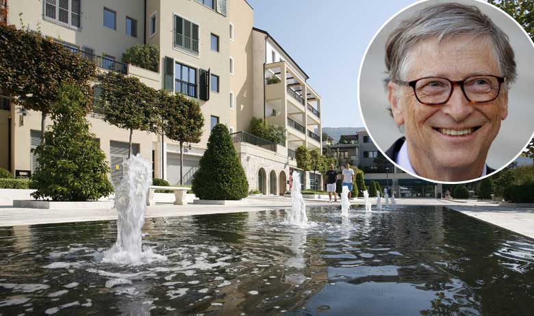 Porto Montenegro; u krugu: Bill Gates