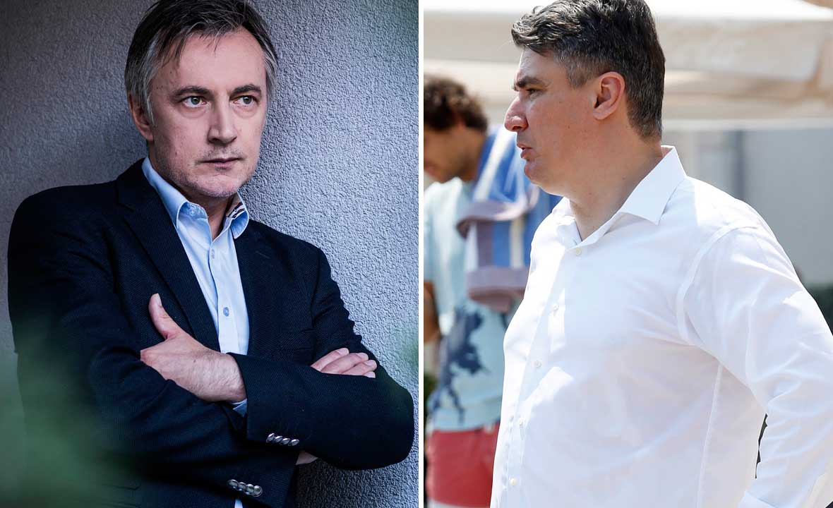 Miroslav Škoro (lijevo) i Zoran Milanović (desno)