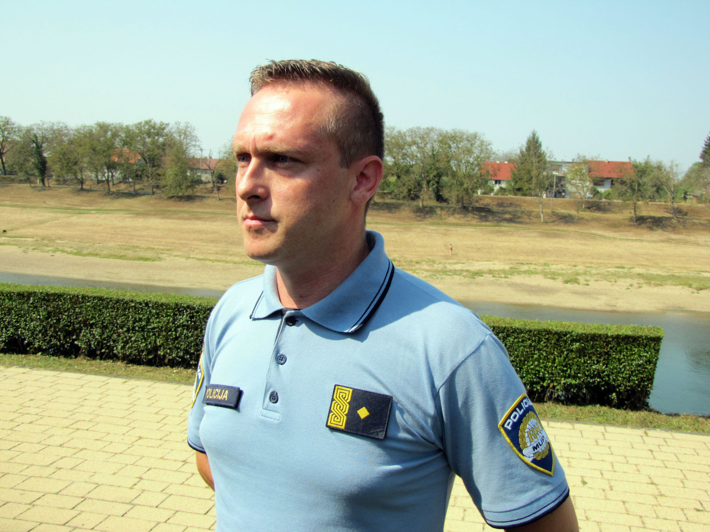 Dario Krčmarčik, glasnogovornik PU Sisčako-moslavačke