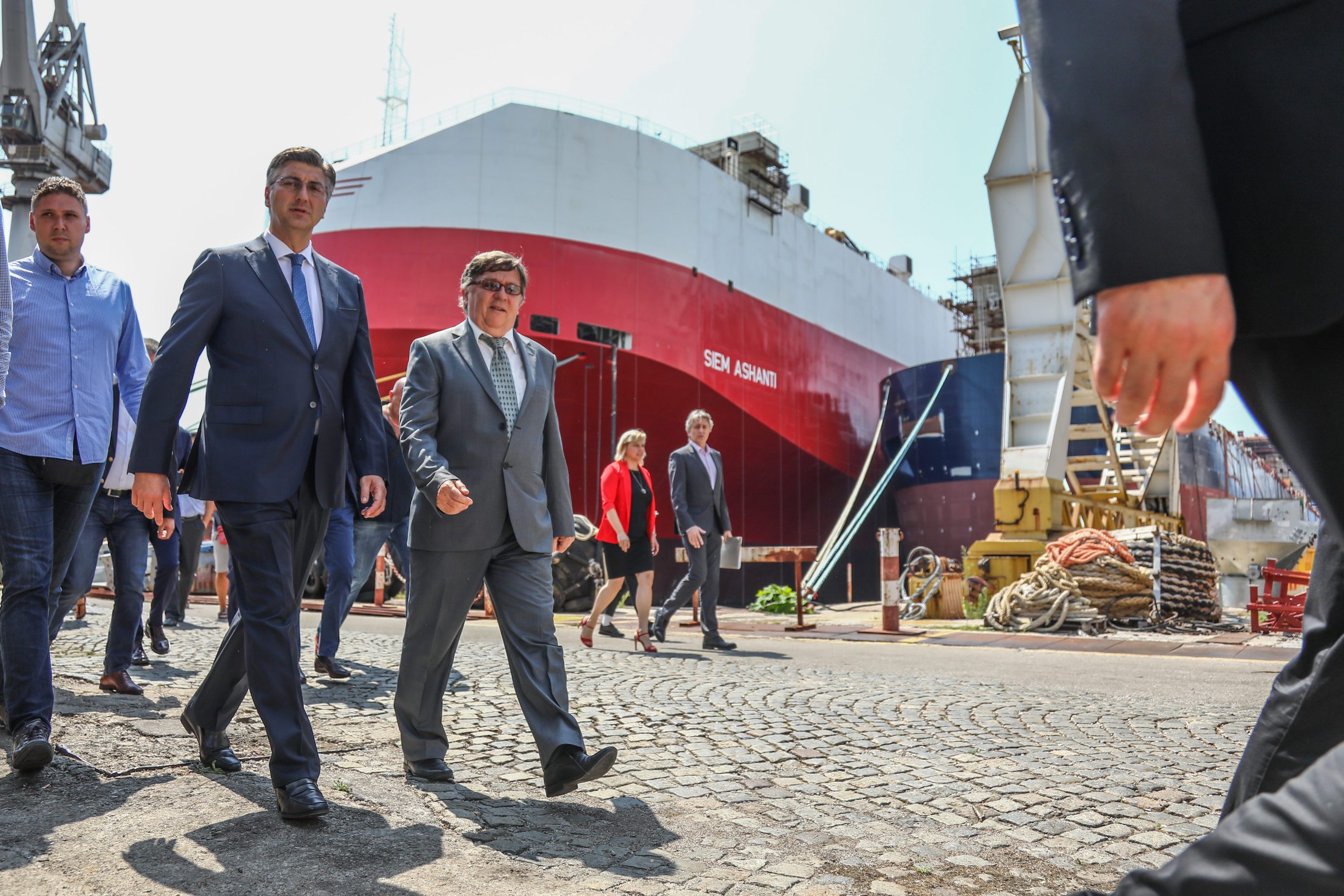 Premijer Andrej Plenković sastao se sa direktorom brodogradilišta 3. Maj Edijem Kučanom