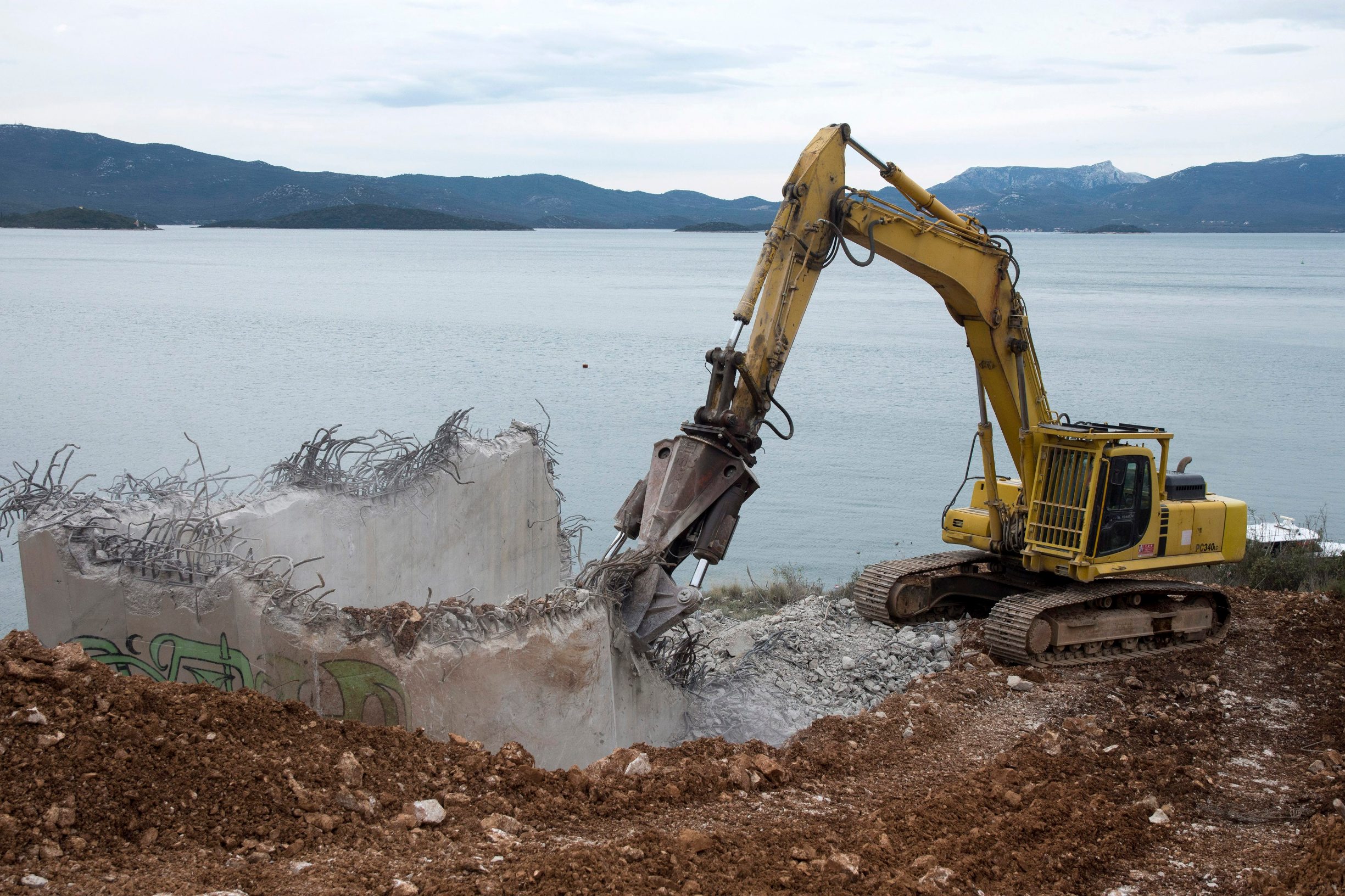 Gradilište mosta Pelješac