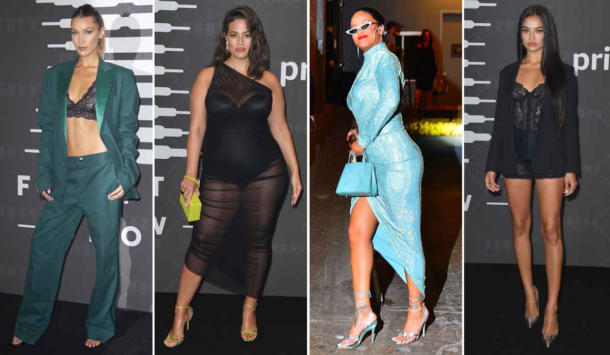 Bella Hadid, Ashley Graham, Rihanna, Shanina Shaik