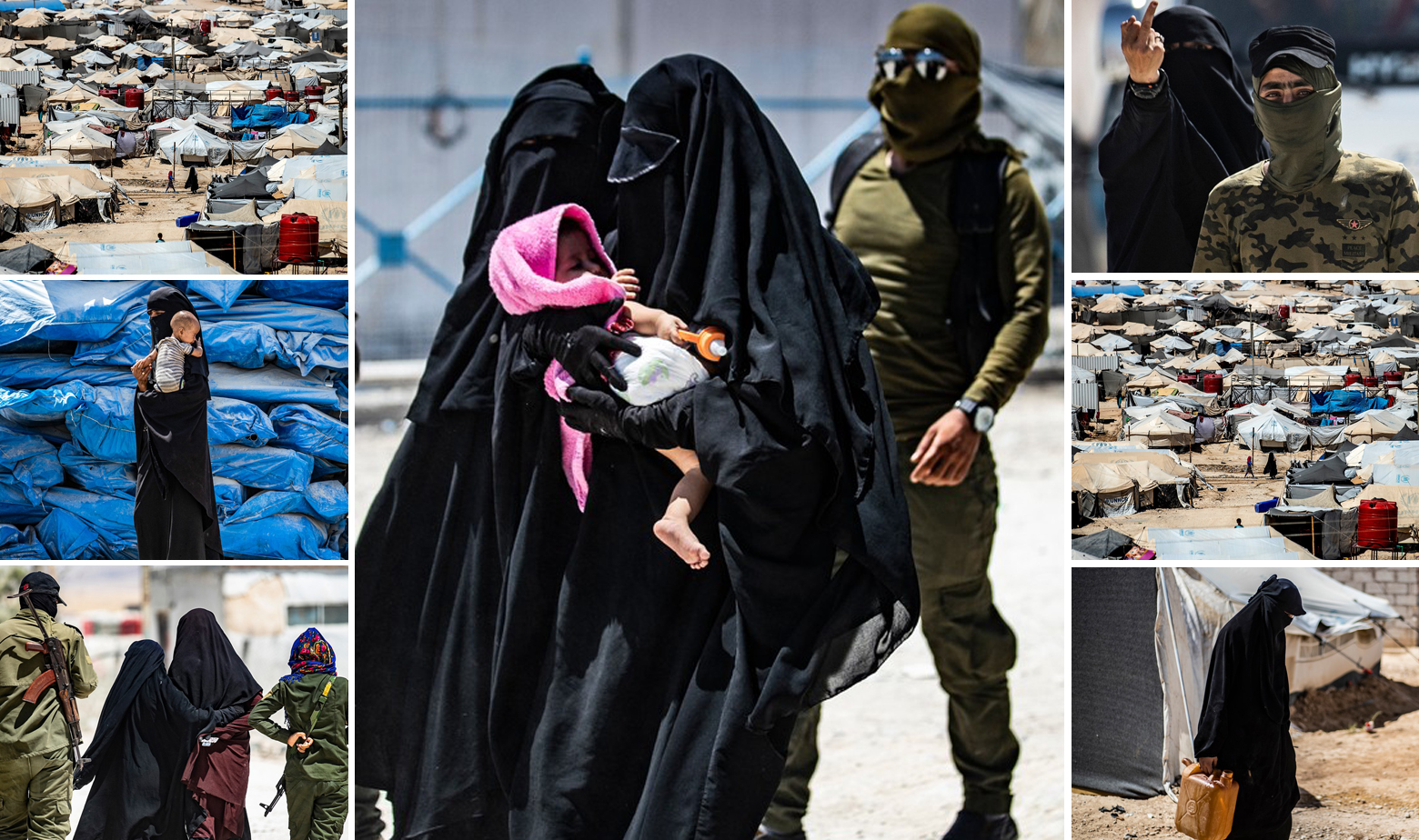 Kamp al-Hol u Siriji, u kojem se nalazi 70.000 žena i djece s nekadašnjeg teritorija Islamske države