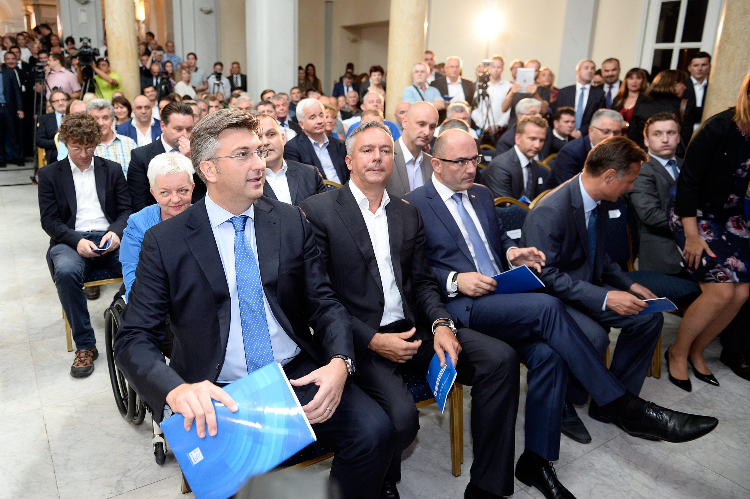 Andrej Plenković, Darinko Kosor i Milijan Brkić