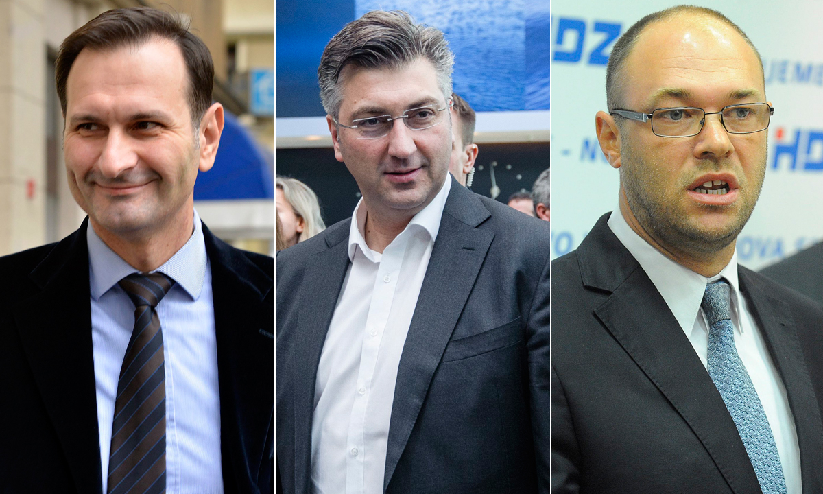 Miro Kovač, Andrej Plenković, Davor Ivo Stier