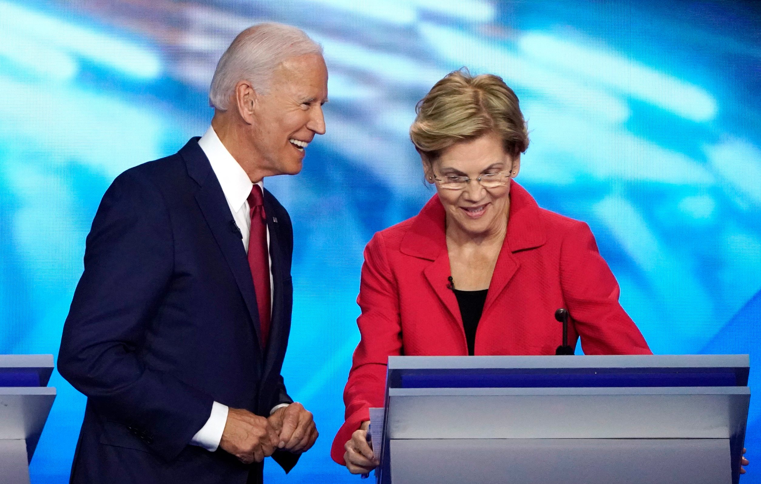 Joe Biden i Elizabeth Warren