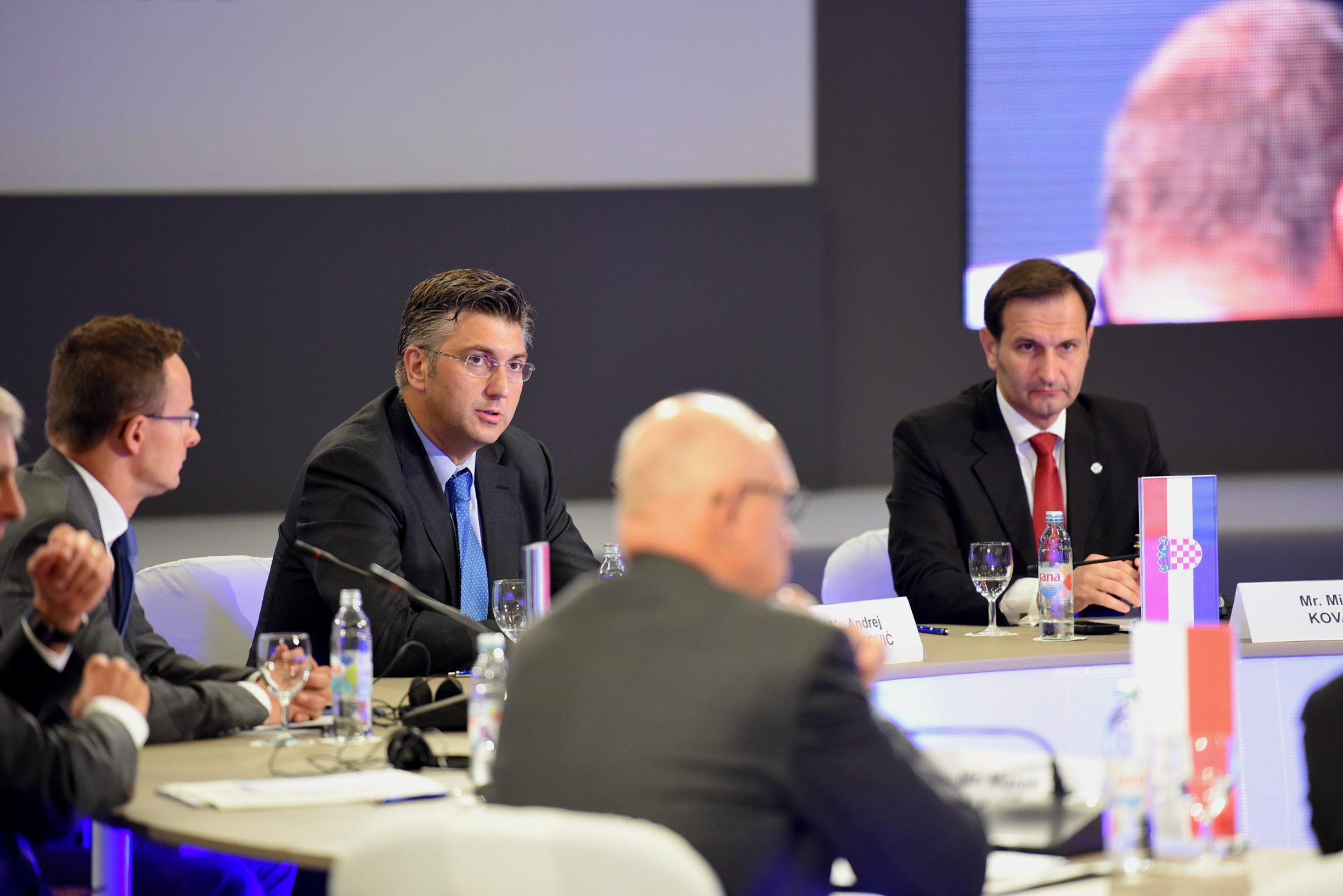 Andrej Plenković i Miro Kovač