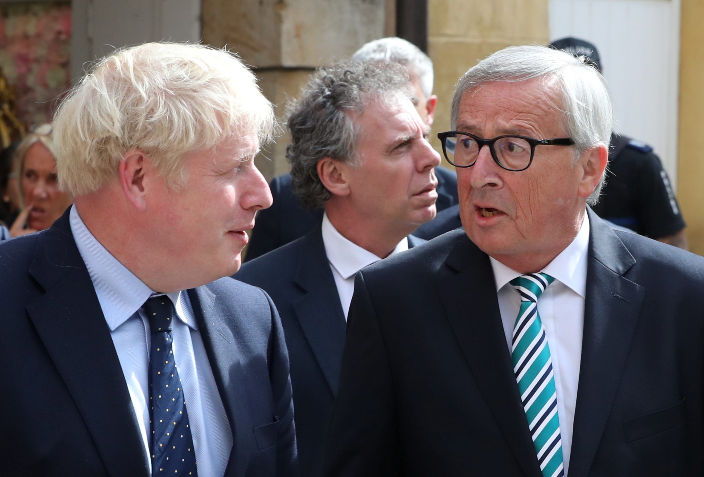 Boris Johnson i Jean-Claude Juncker