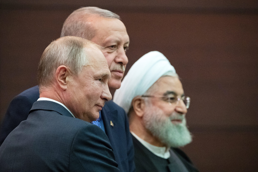 Vladimir Putin, Recep Tayyip Erdogan i Hasan Rouhani