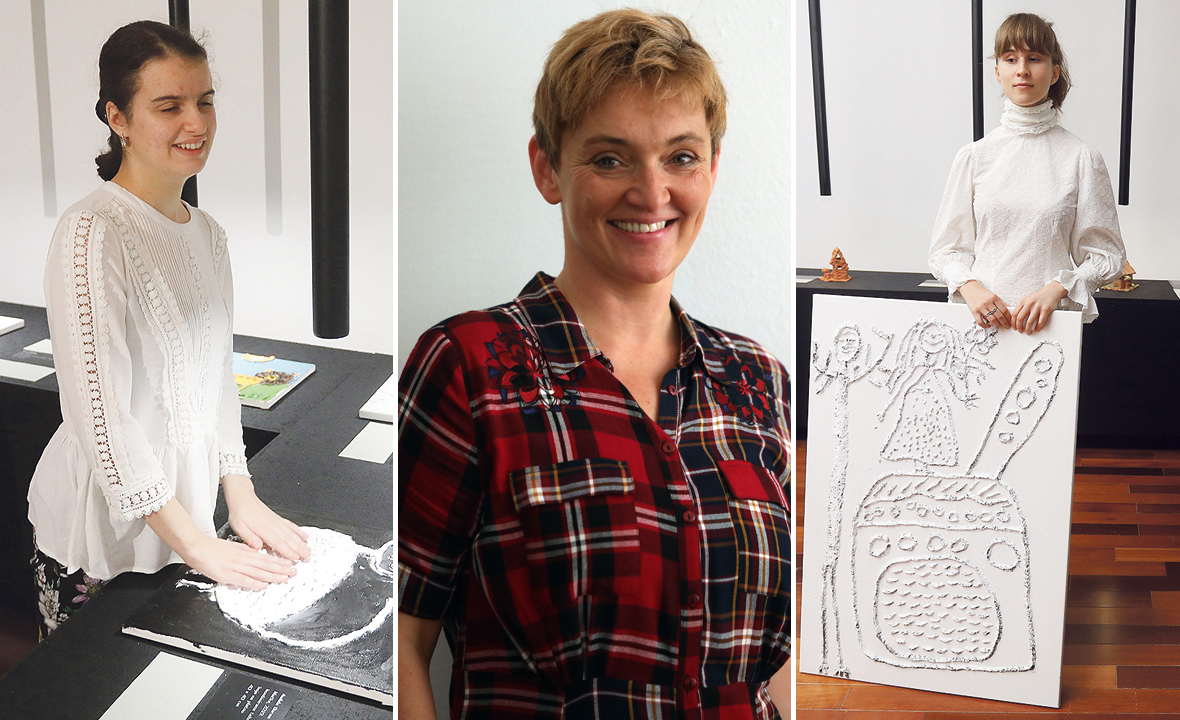 Anđela Đuran (lijevo), Tanja Parlov (u sredini) i Kristina Krsnik (desno)