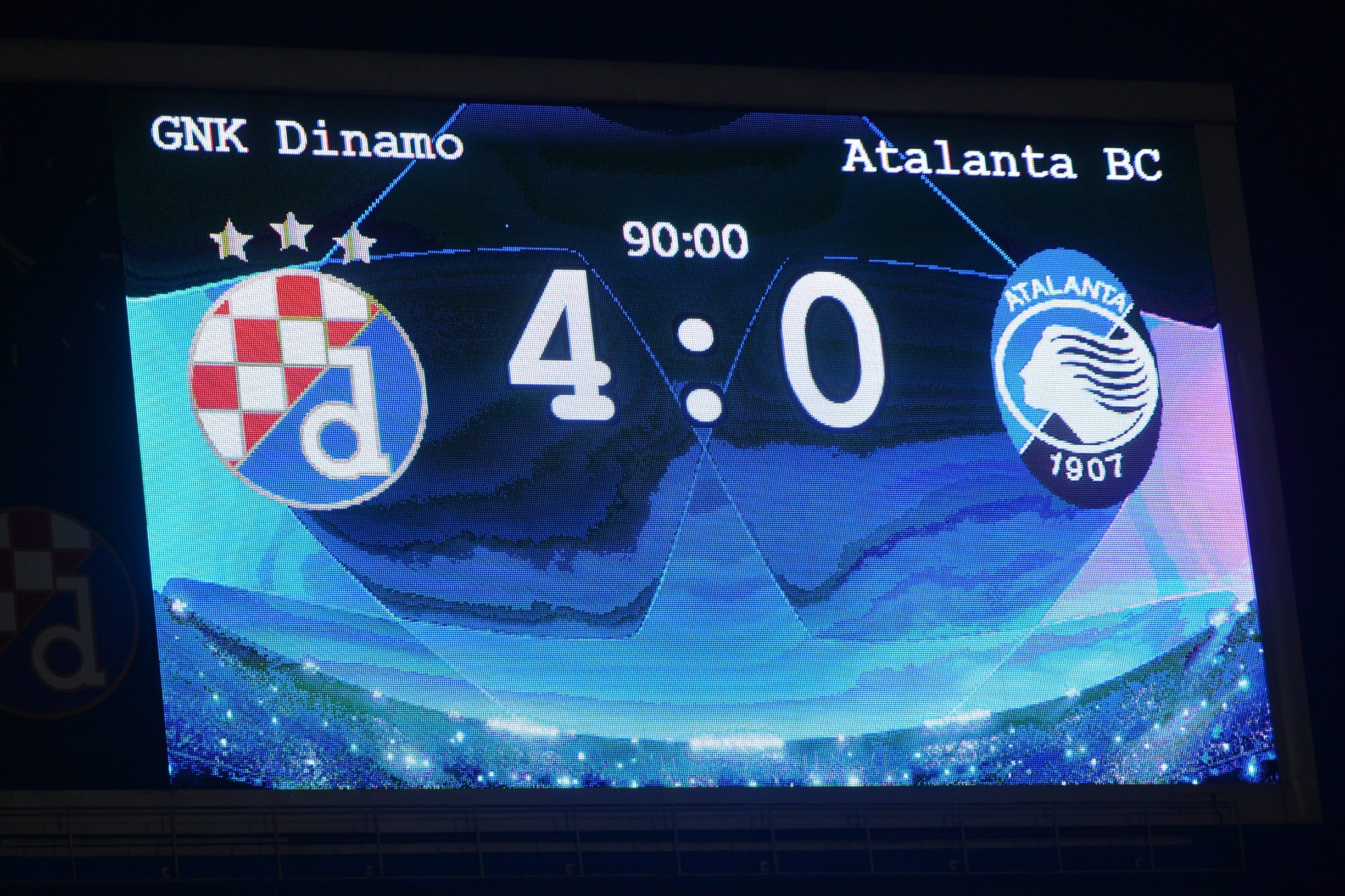 Dinamo - Atalanta 4:0