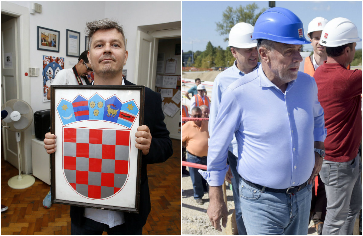Redatelj Milan Bandić (Dario Juričan) i zagrebački gradonačelnik Milan Bandić