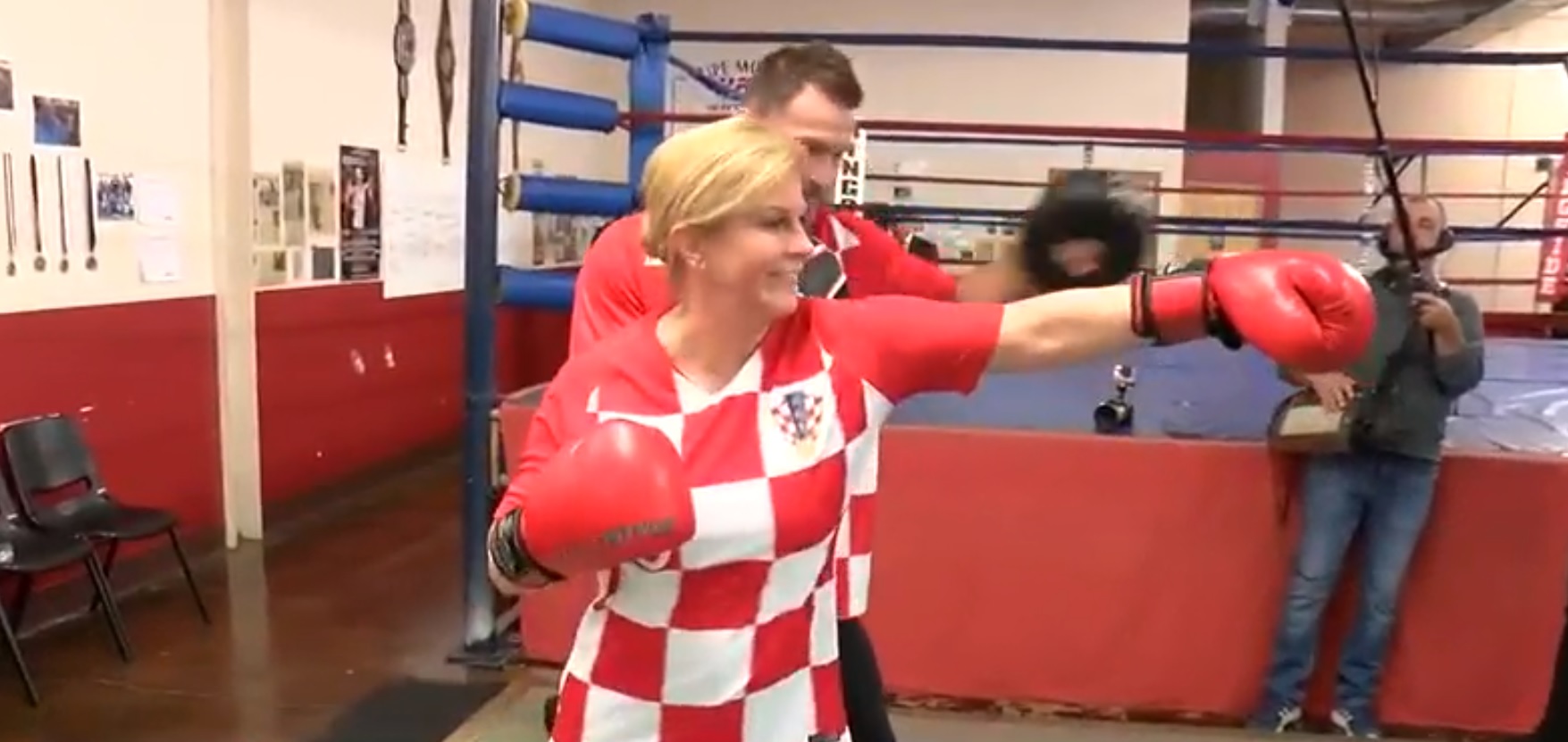 Kolinda Grabar Kitarović i Stipe Miočić