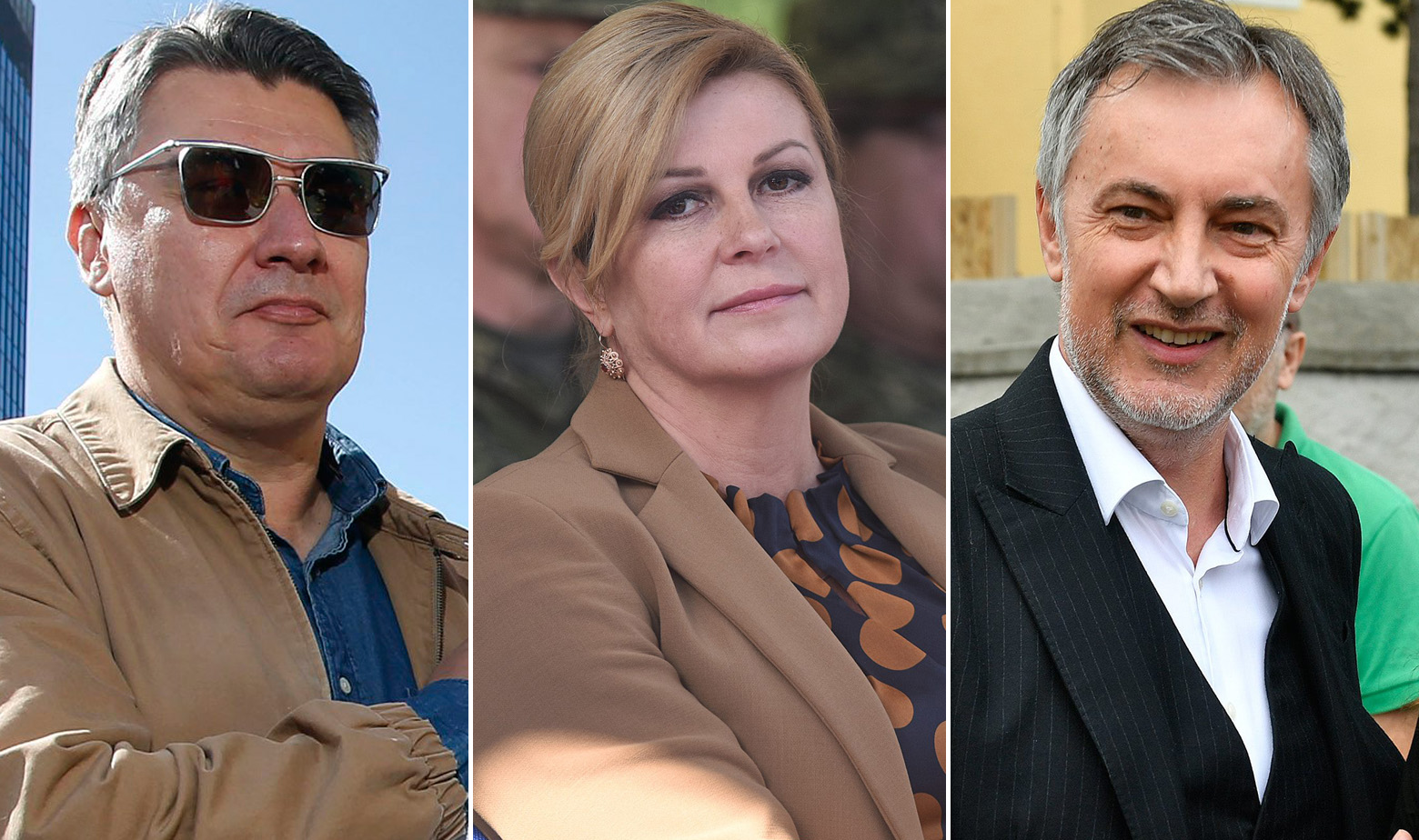 Zoran Milanović, Kolinda Grabar Kitarović, Miroslav Škoro
