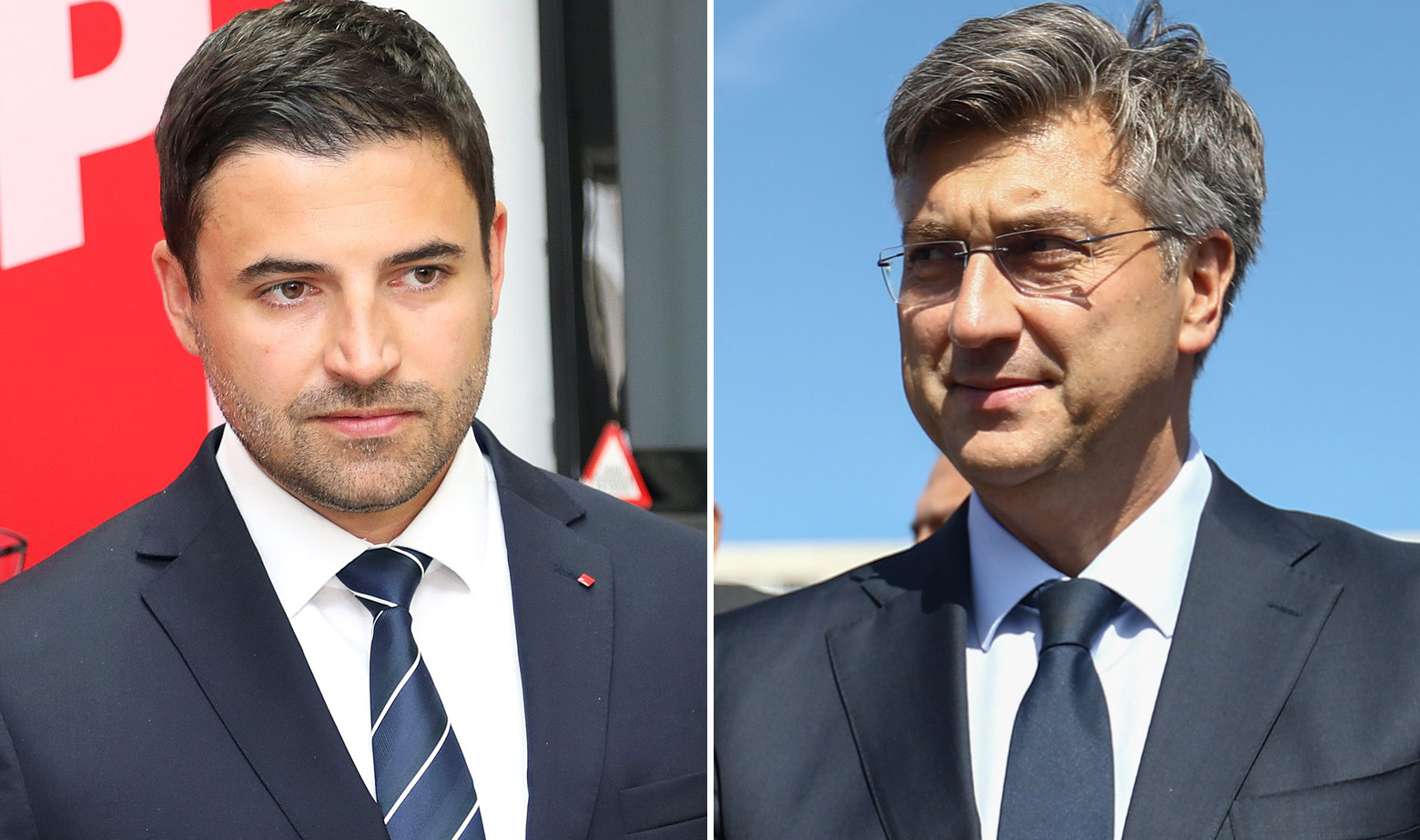 Davor Bernardić i Andrej Plenković