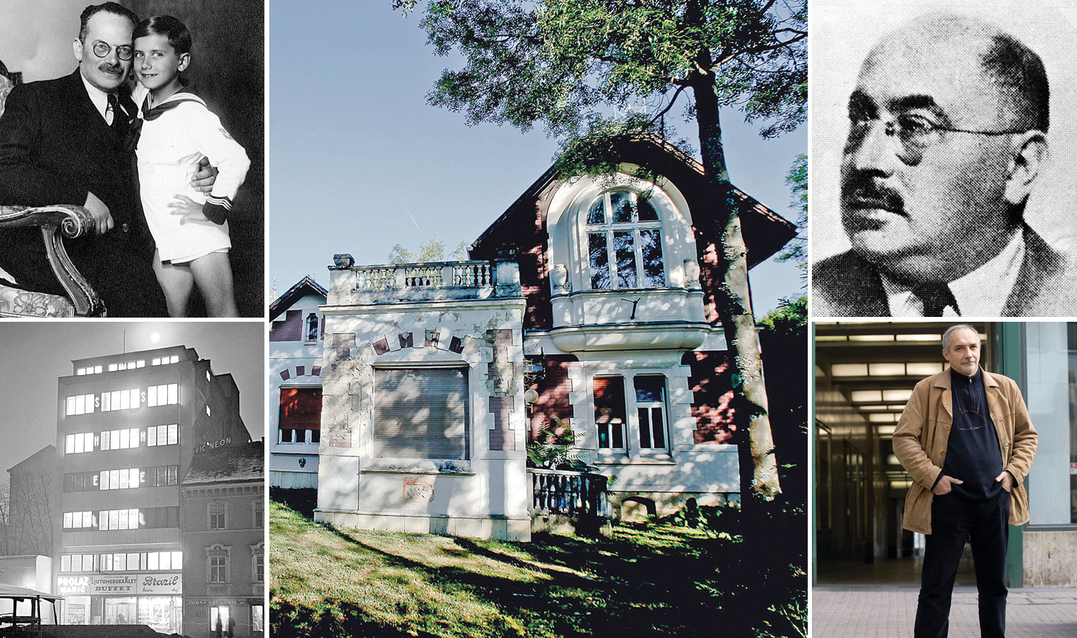 Ferdinand Mayer, nekretnine obitelji Mayer, Milan Marić (desno gore), Dragutin Mayer (desno dolje)