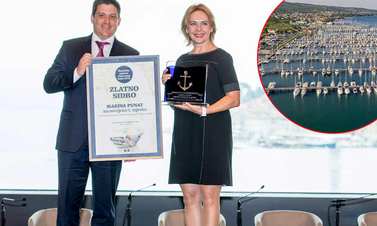 Ministar Oleg Butković i direktorica Marine Punat Renata Marević