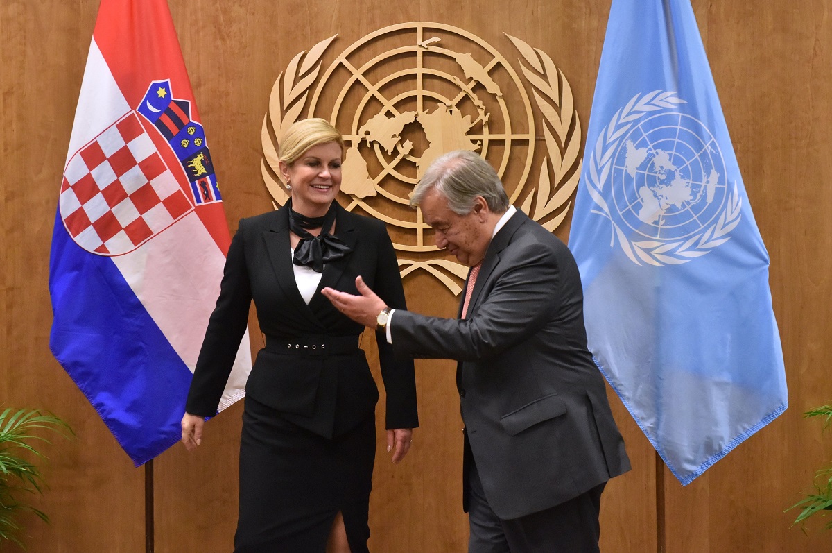 Kolinda Grabar-Kitarović i Antonio Guterres