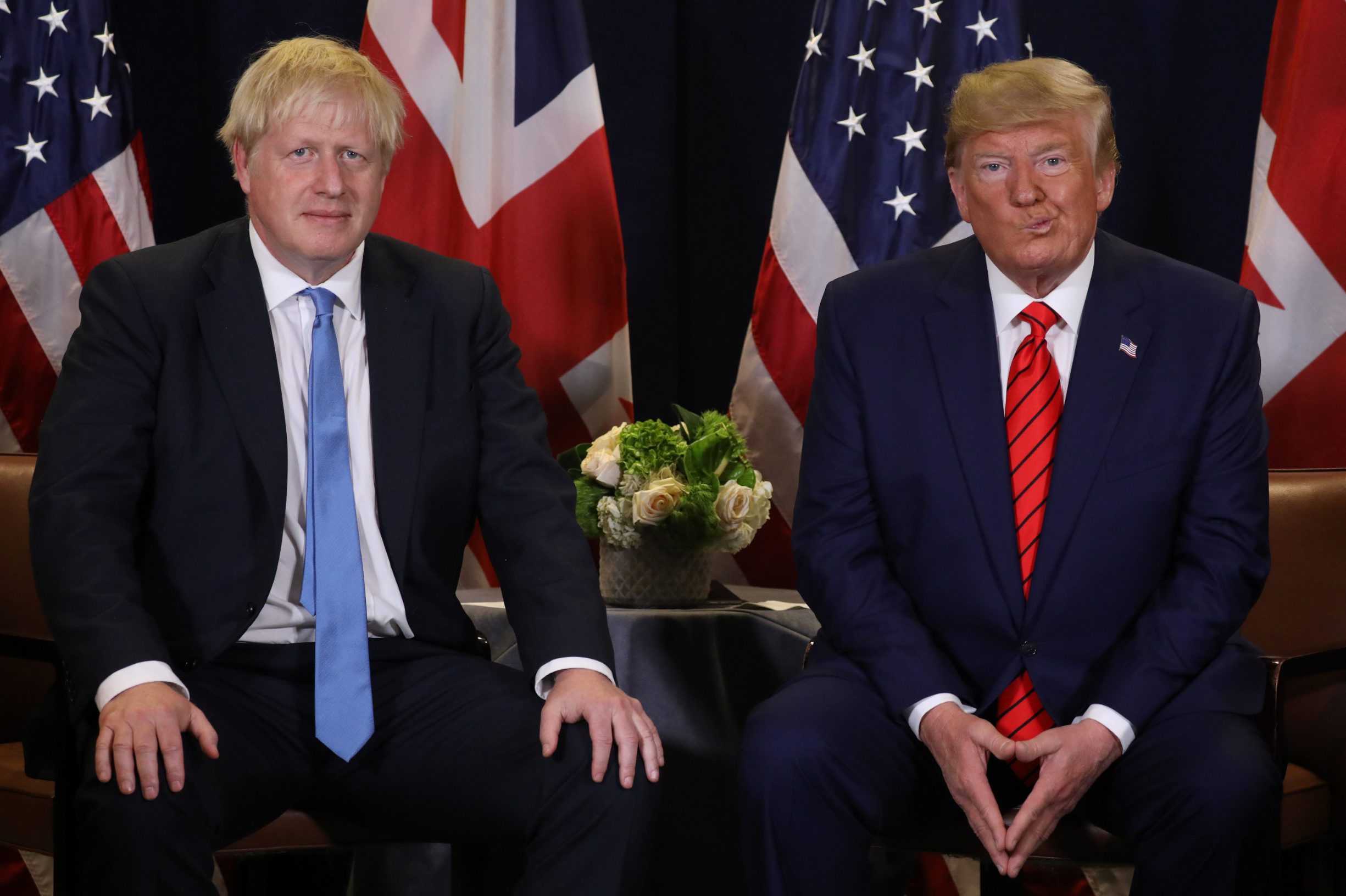 Boris Johnson i Donald Trump
