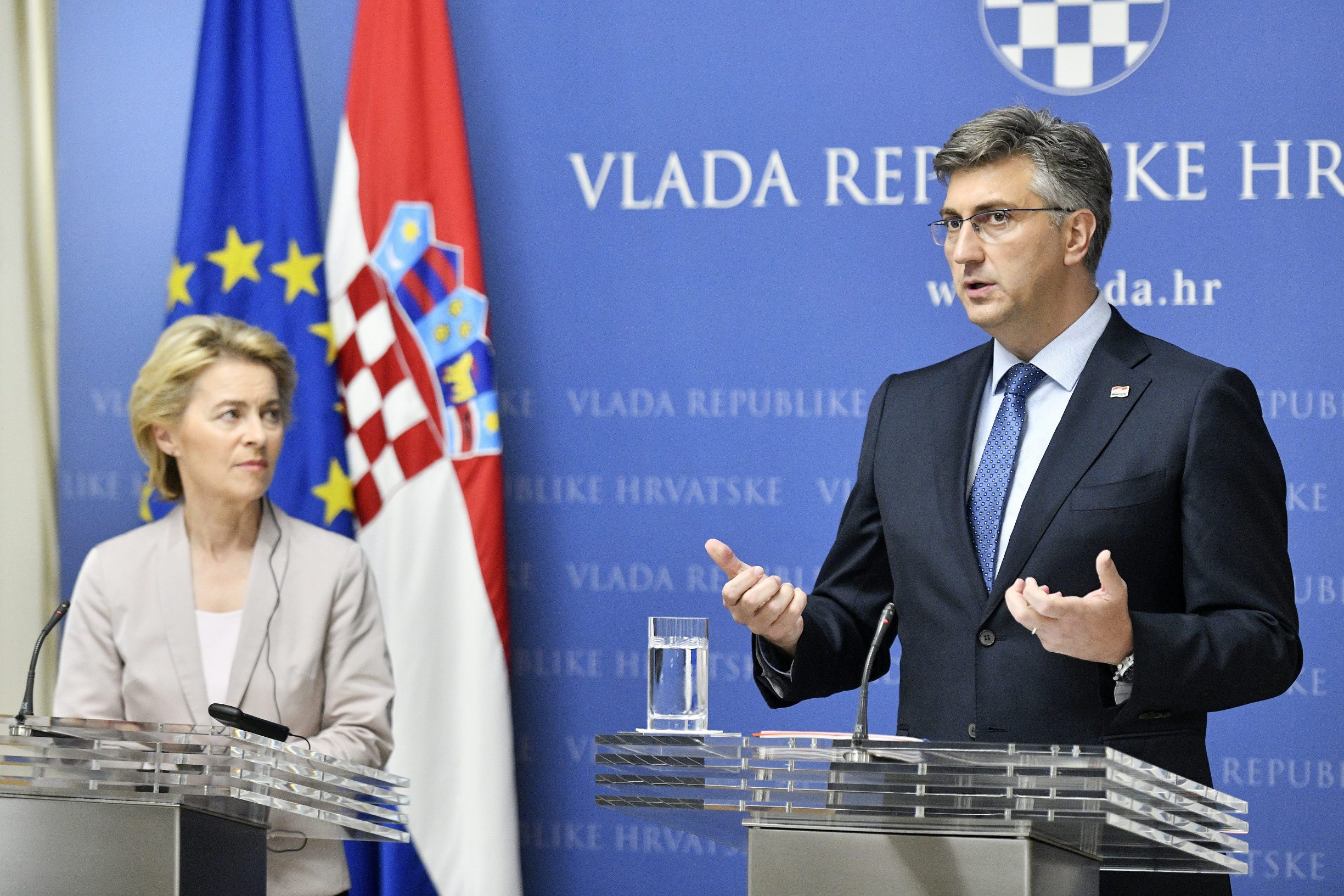 Ursula von der Leyen i Andrej Plenković