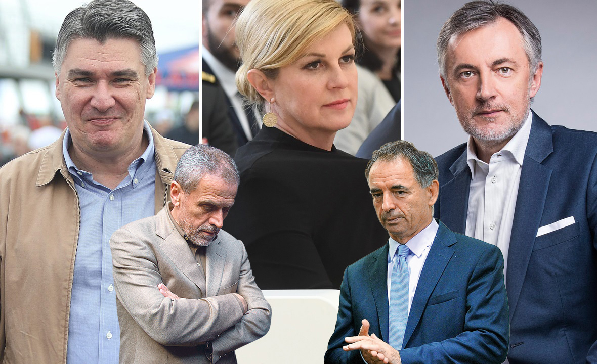Zoran Milanović, Kolinda Grabar Kitarović, Miroslav Škoro, Milan Bandić i Milorad Pupovac