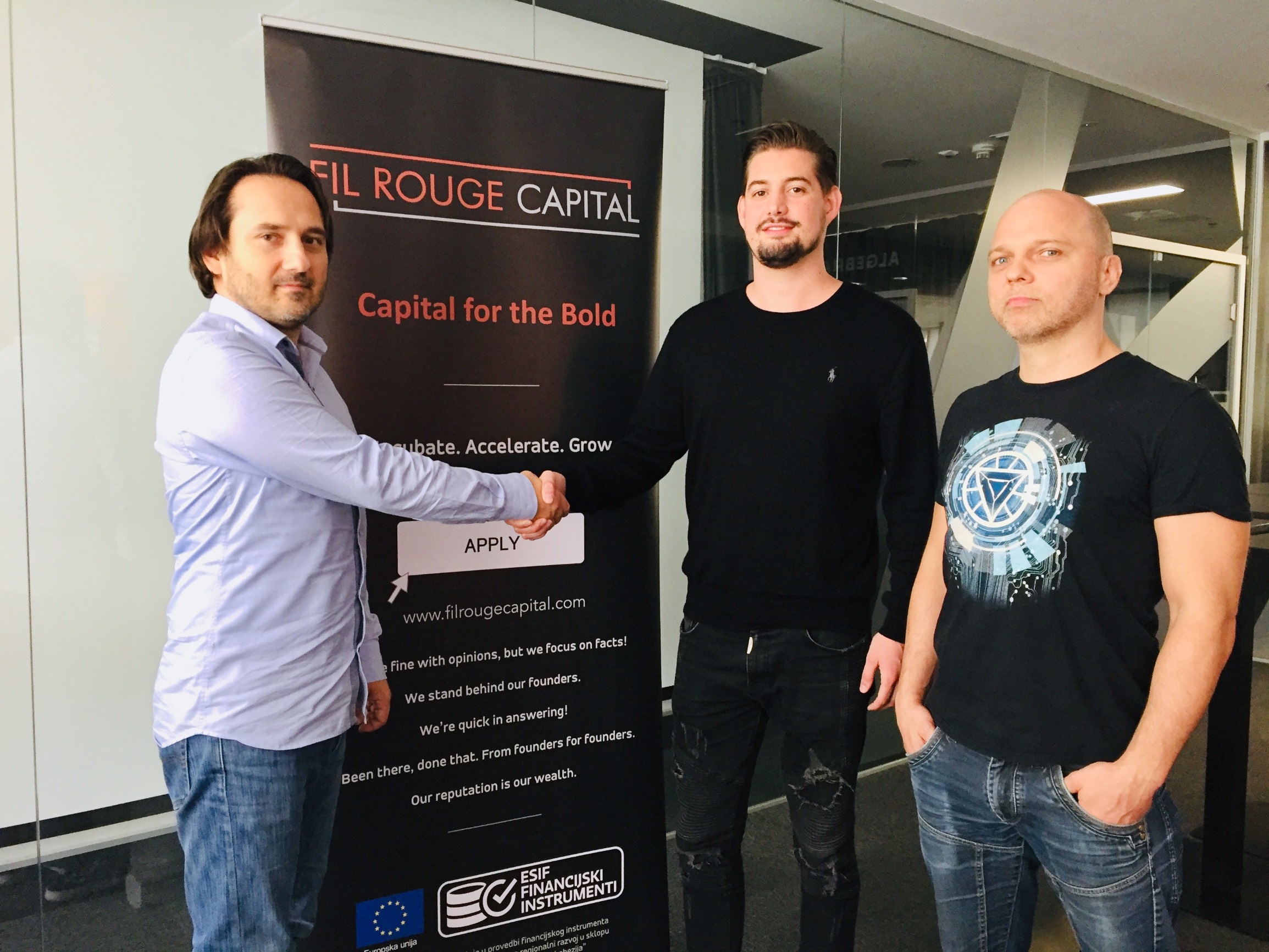 Stevica Kuharski i tim startupa Sandbee 