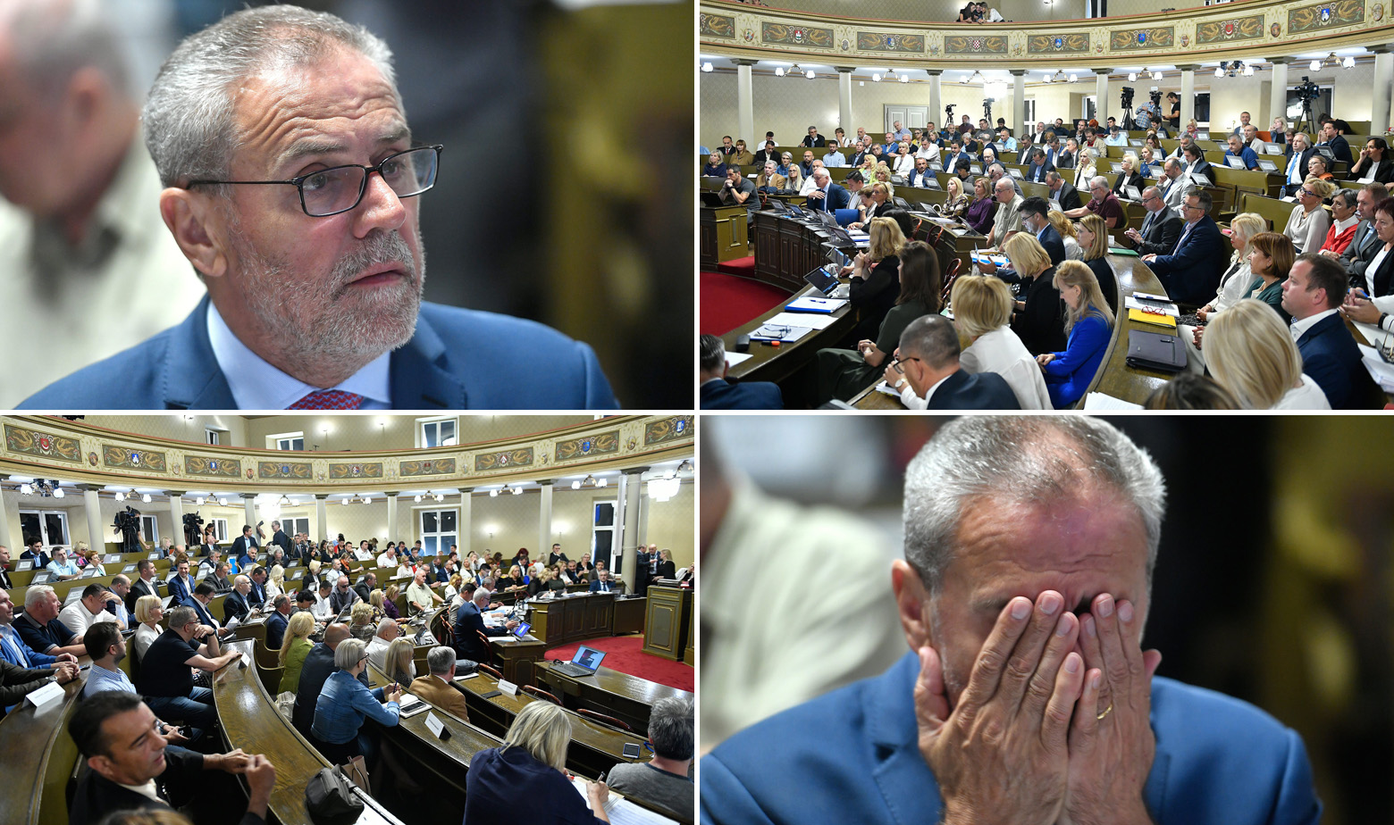 Prizori iz Skupštine Grada Zagreba