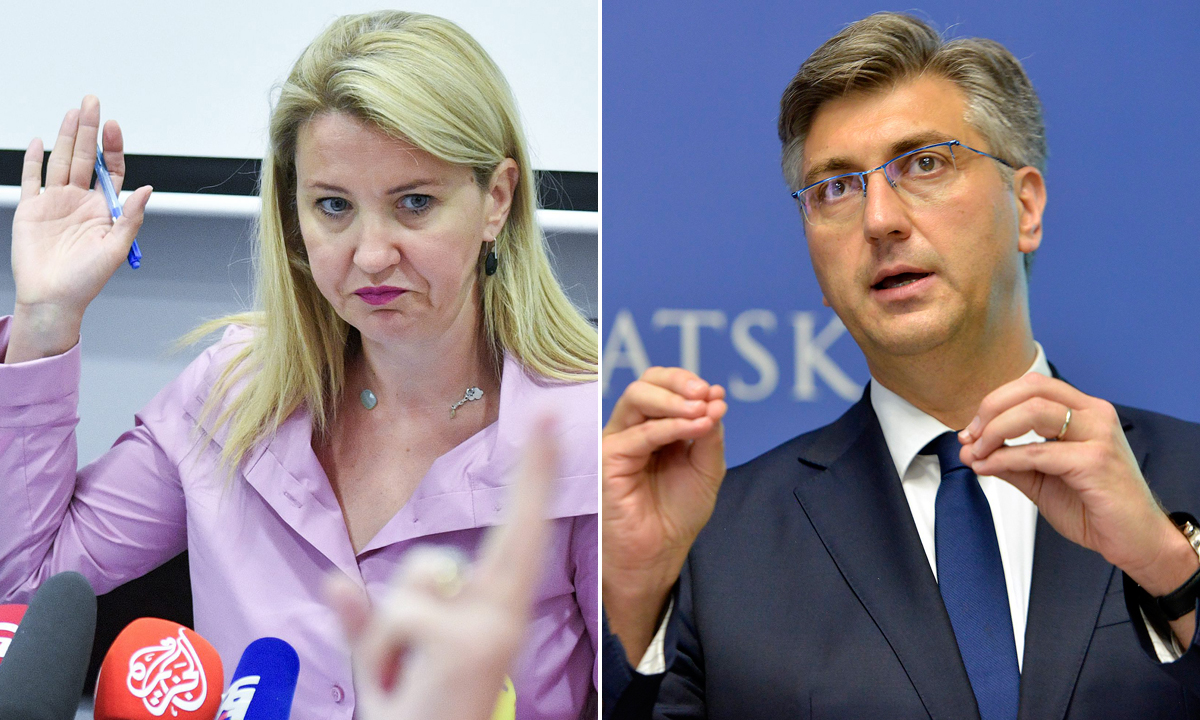 Nataša Novaković, Andrej Plenković