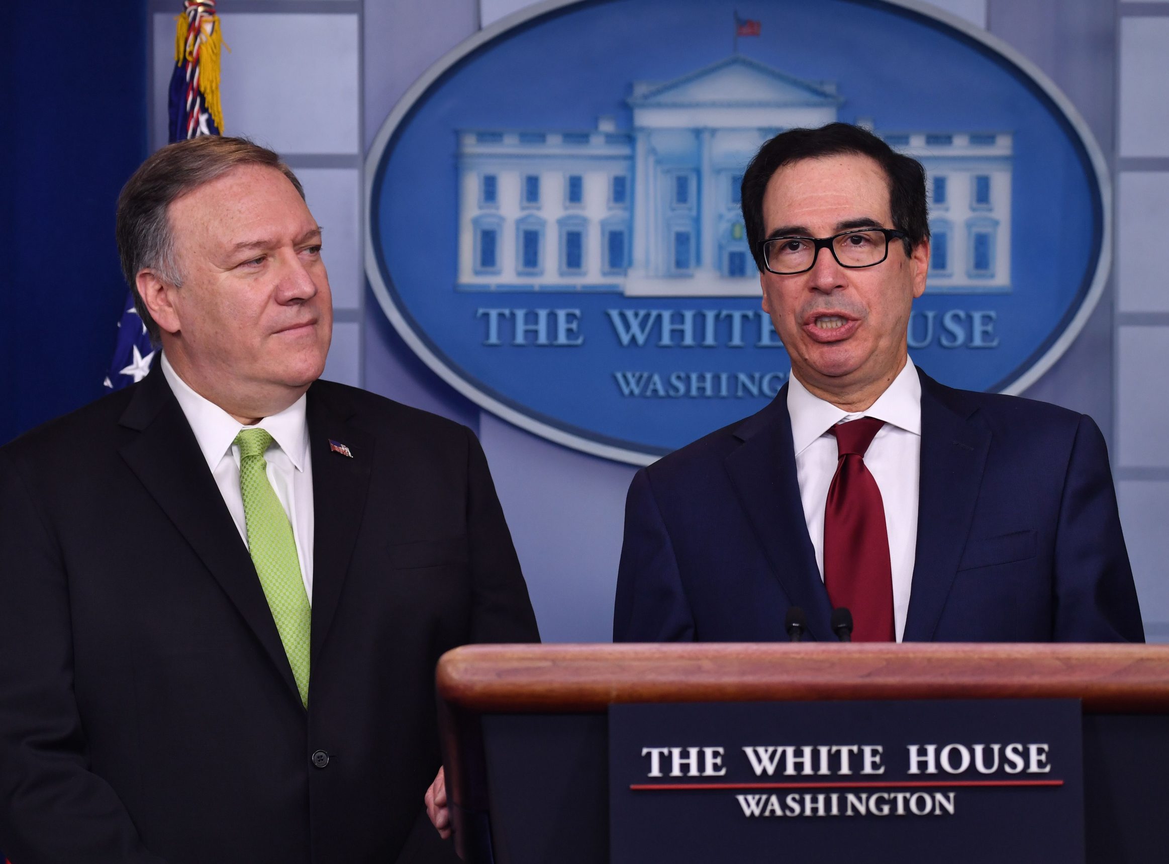 Mike Pompeo i Steven Mnuchin