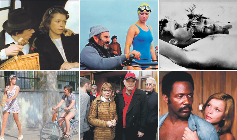 Uloge karijere: Ko to tamo peva (gore lijevo); Ispravi se, Delfina (gore sredina); Aloa - praznik kurvi (gore desno); Varljivo ljeto 68. (dolje lijevo); prošle godine s Vinkom Brešanom na premijeri Kiklopa u Gavelli (dolje sredina); Shaft u Africi (dolje desno)