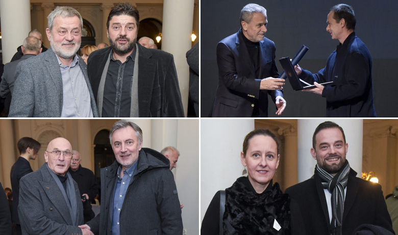 Branko Schmidt, Goran Navojec; Milan Bandić i Marko Gregurević; Mario Mihaljević i Miroslav Škoro; Nina Obuljen Koržinek i Krešimir Partl