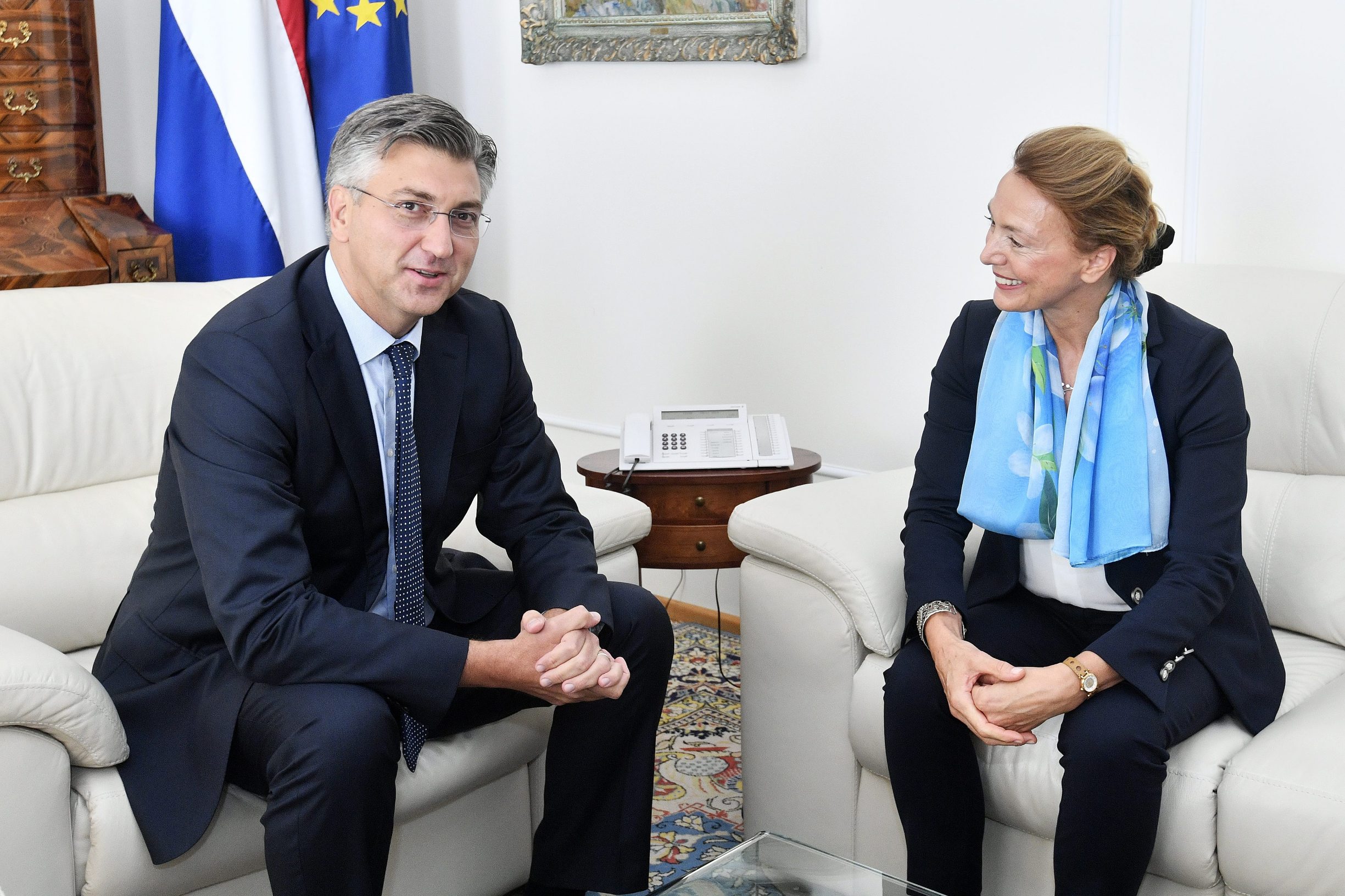 Andrej Plenković i Marija Pejčinović-Burić