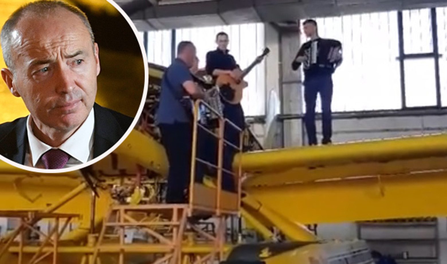 Svirka na air tractoru i Damir Krstičević u krugu