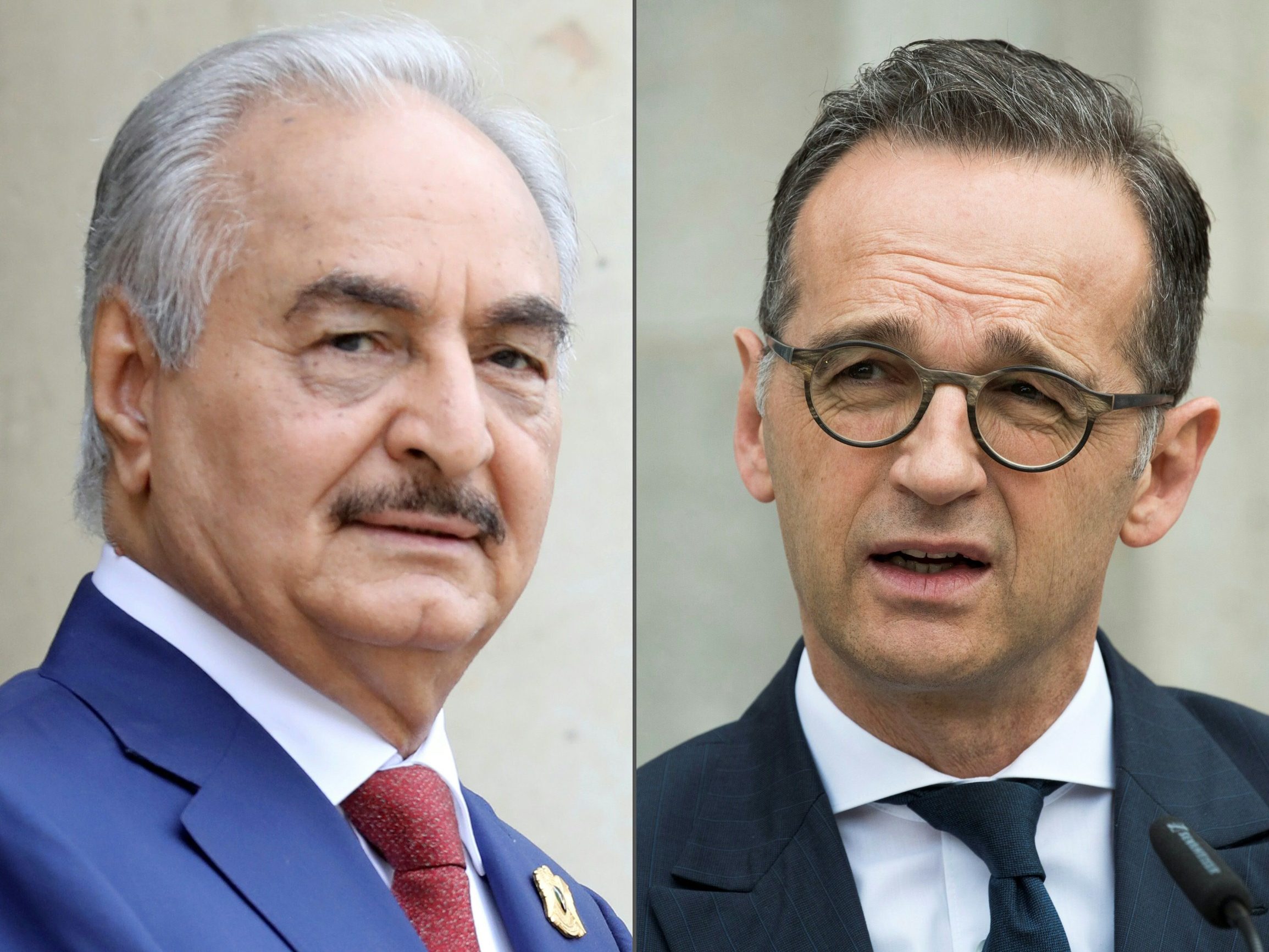 Kalifa Haftar i Heiko Maas