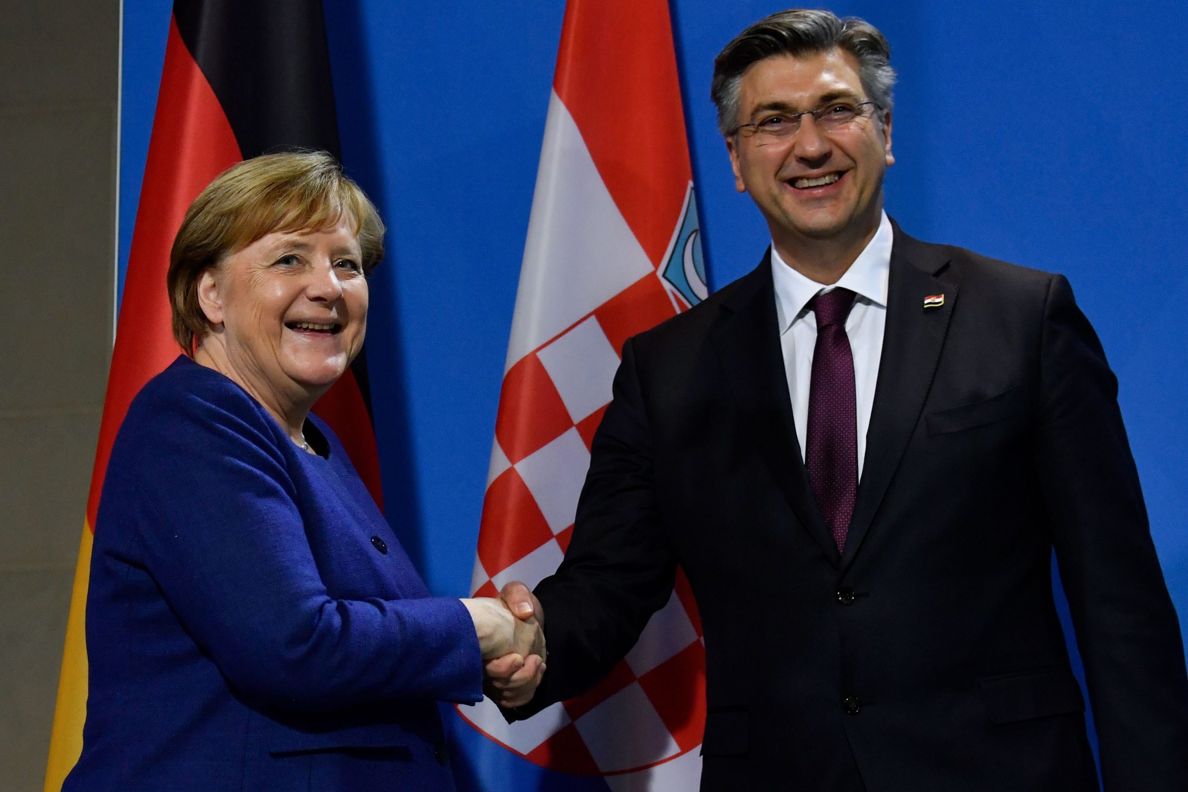 Angela Merkel i Andrej Plenković