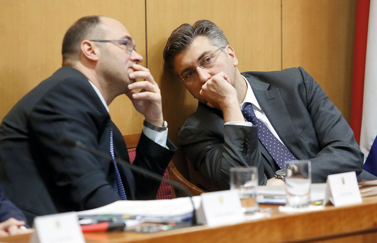 Davor Ivo Stier i Andrej Plenković