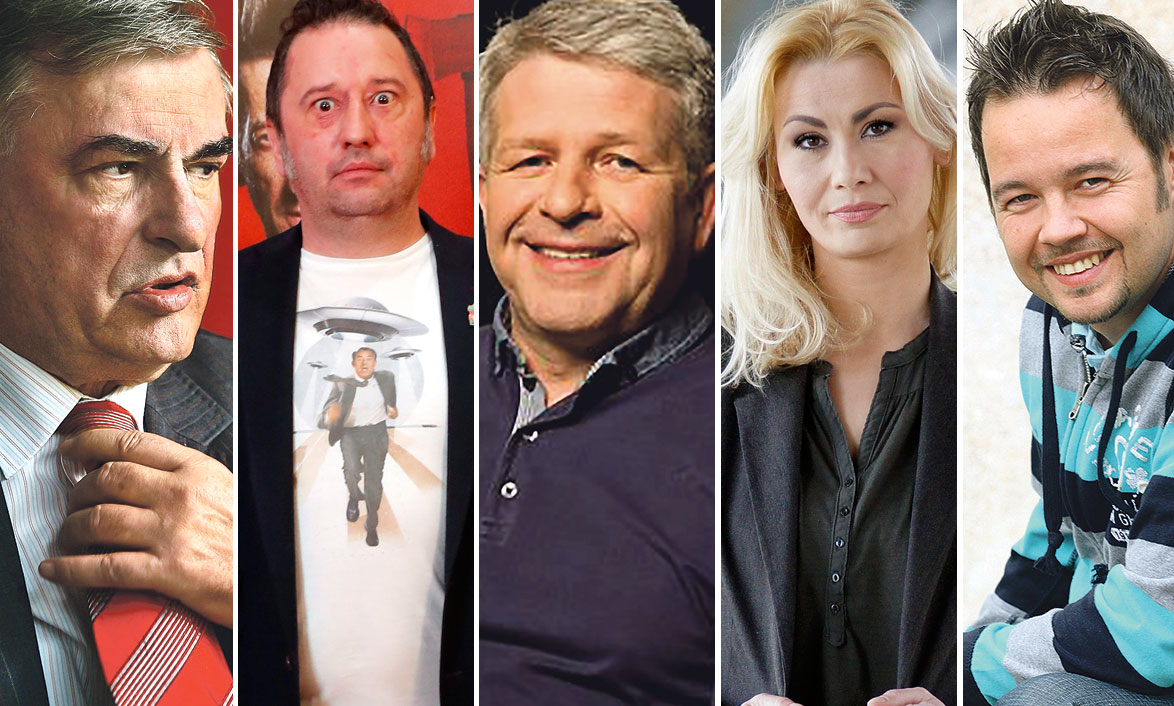 Goran Milić, Predrag Ličina, Željko Konigsknecht, Danka Derifaj i Robert Knjaz