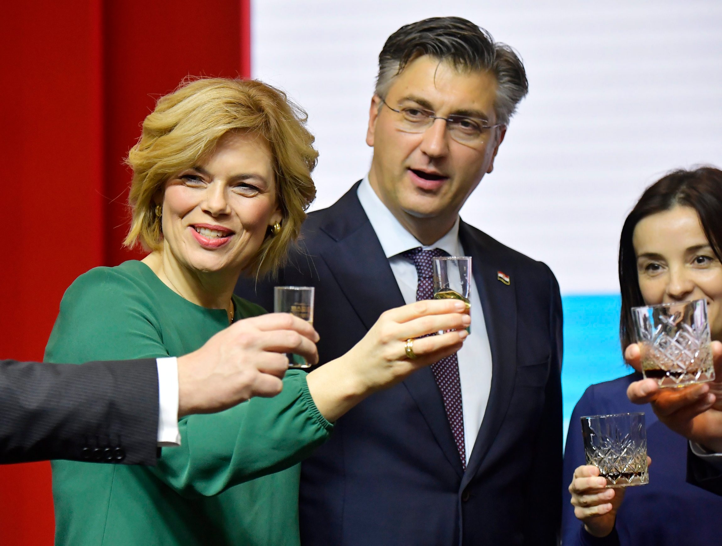 Julia Kloeckner, Andrej Plenković i Marija Vučković