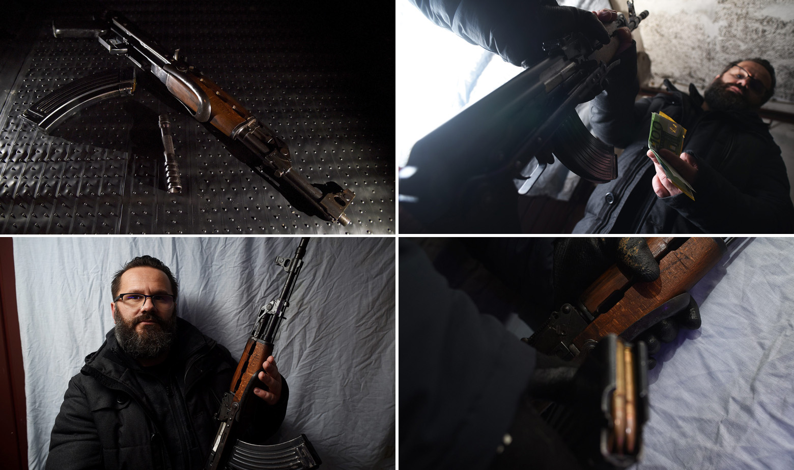 Reporter Jutarnjeg Mario Pušić kupuje automatsku pušku 