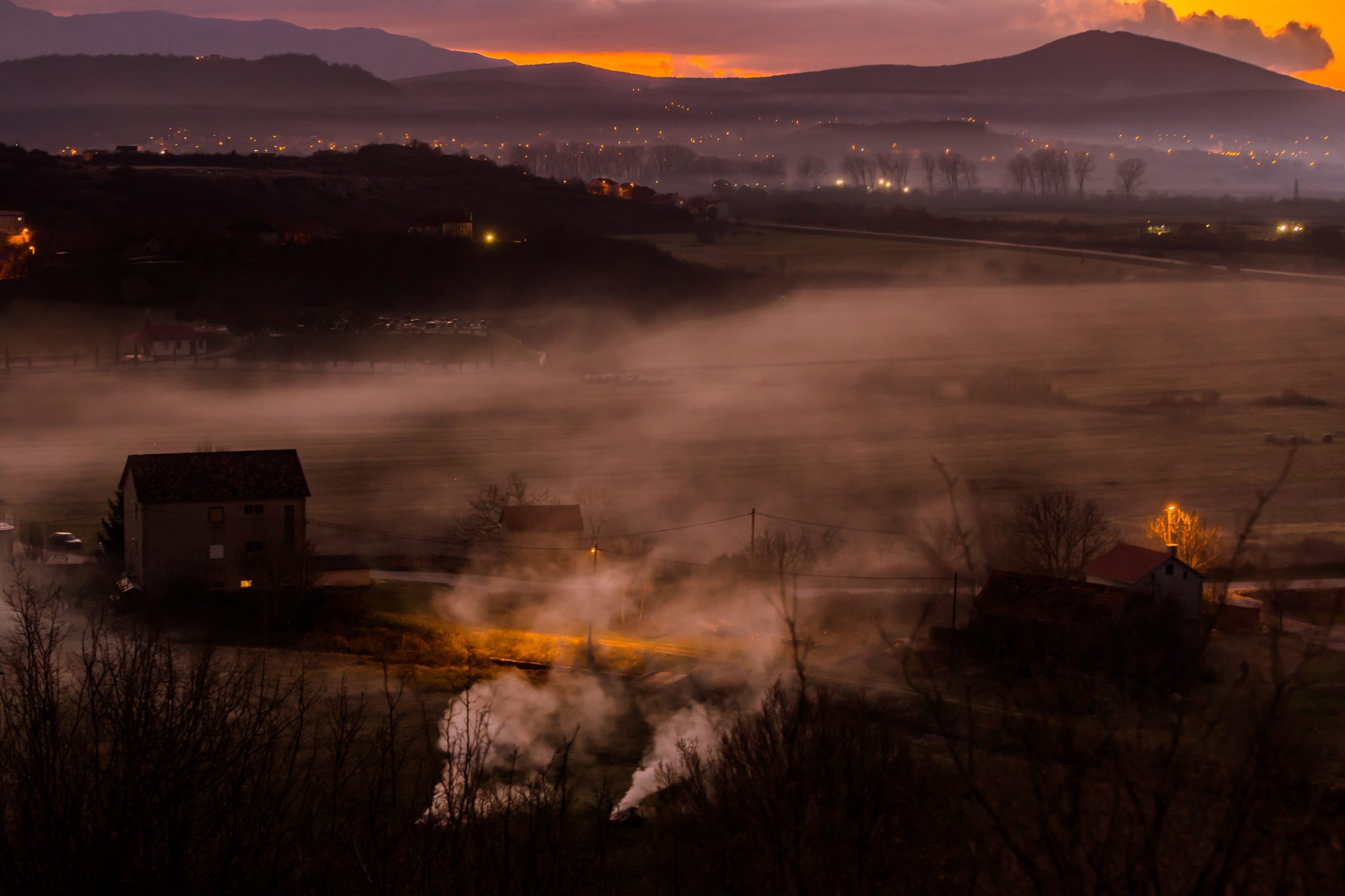 Zimski suton na sinjskom polju